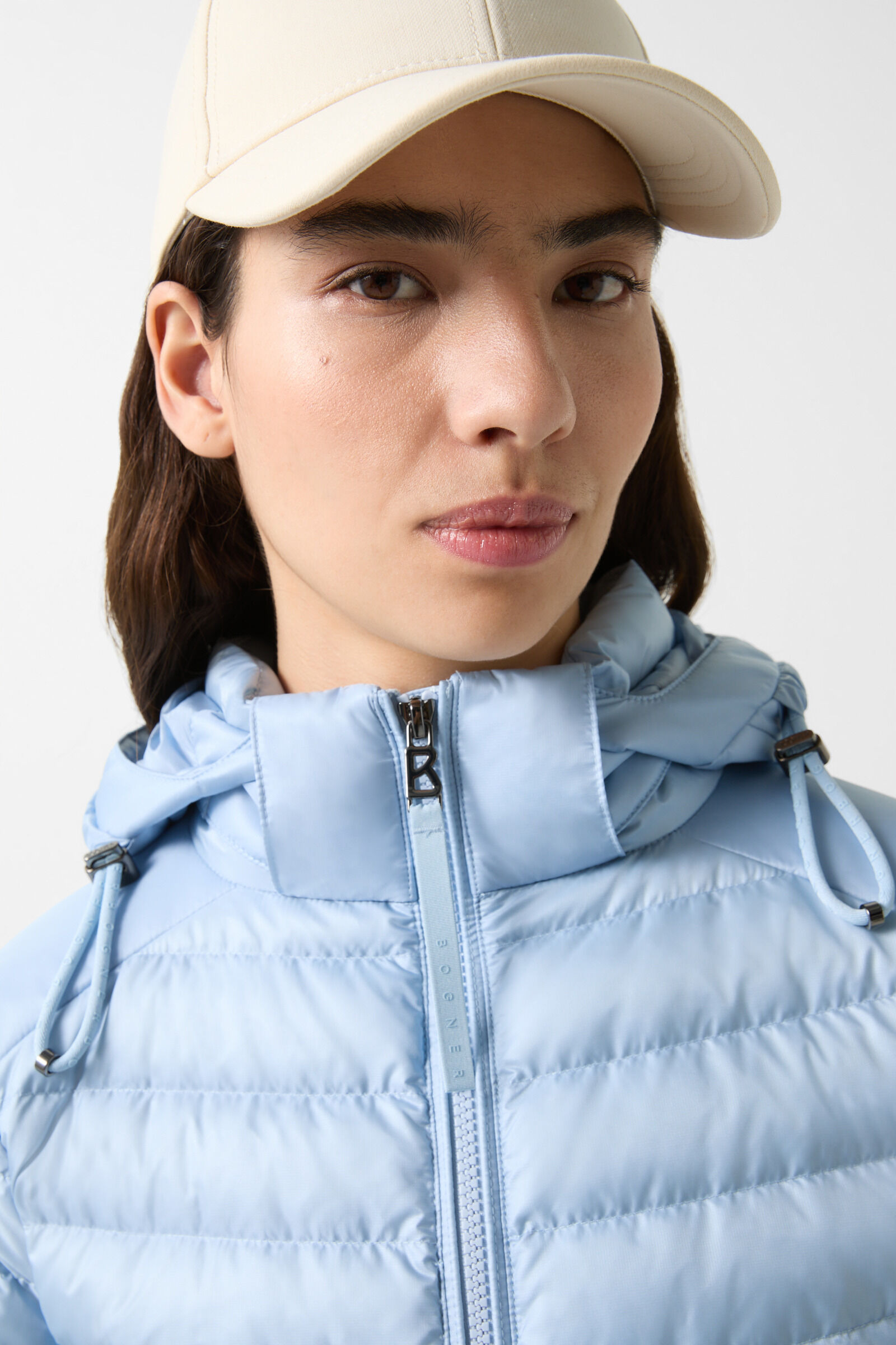 Farah lightweight down jacket in Light blue - 5