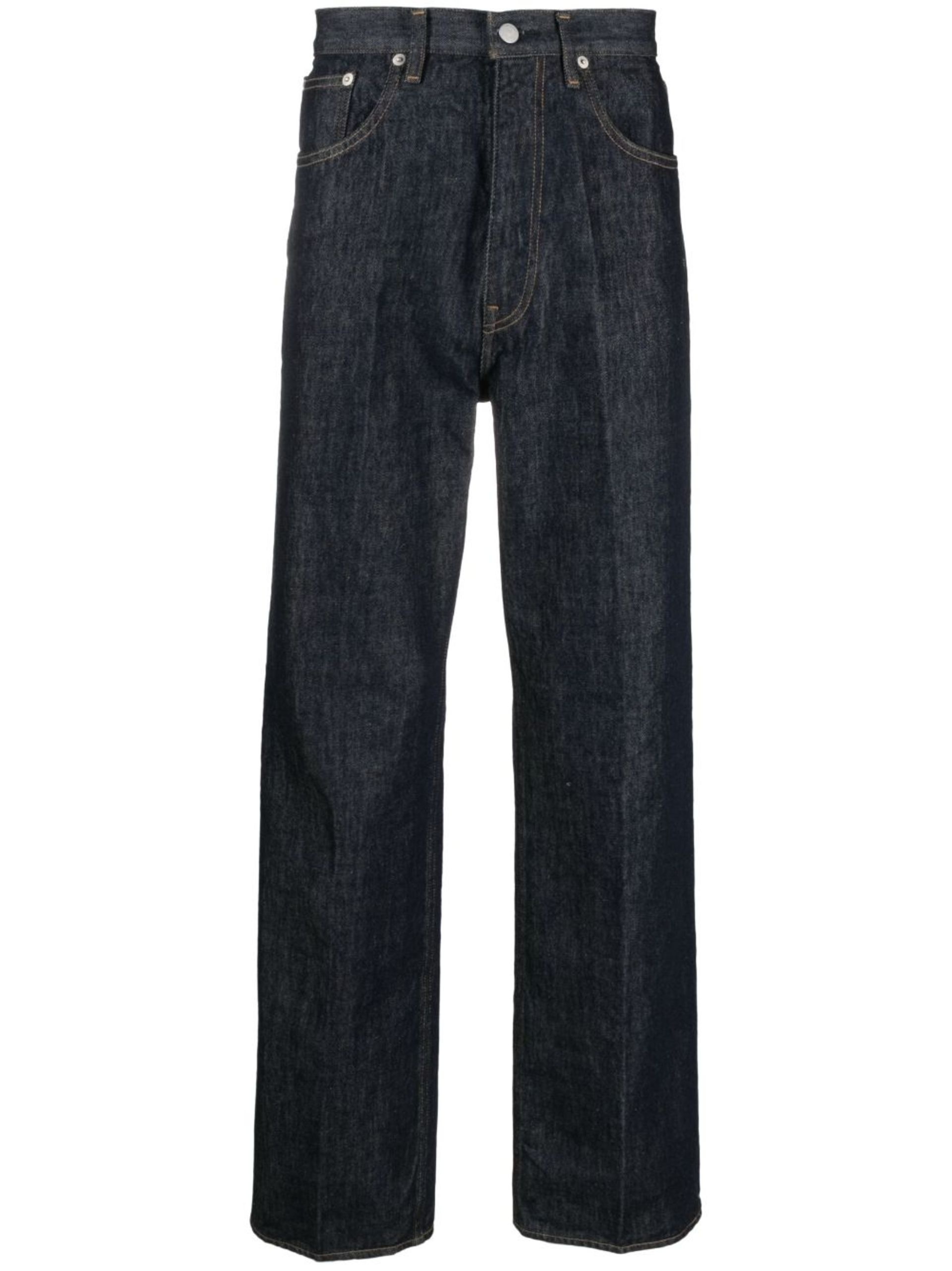 Blue Hard Twist straight-leg jeans - 1