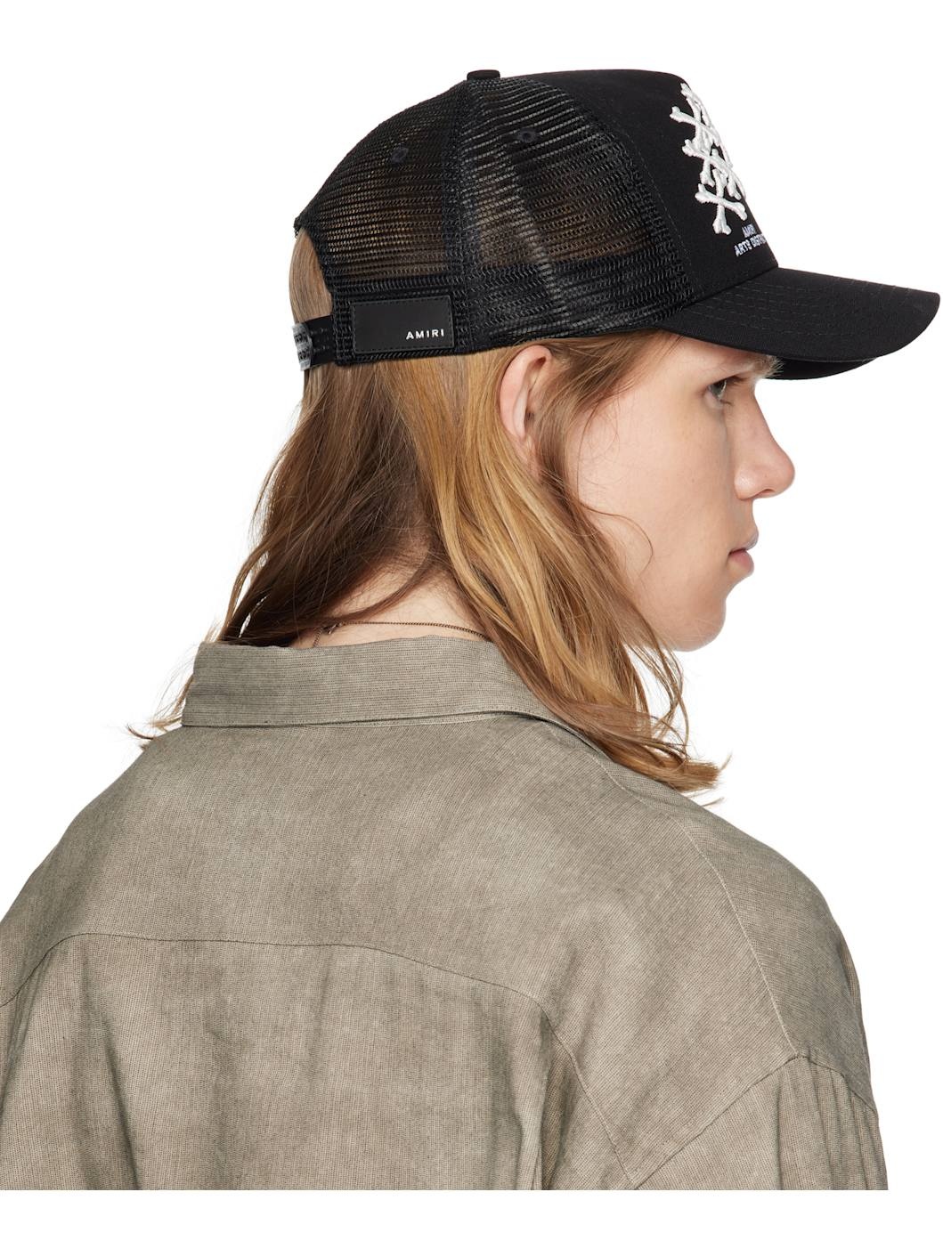 Black Bones Stacked Trucker Cap - 3