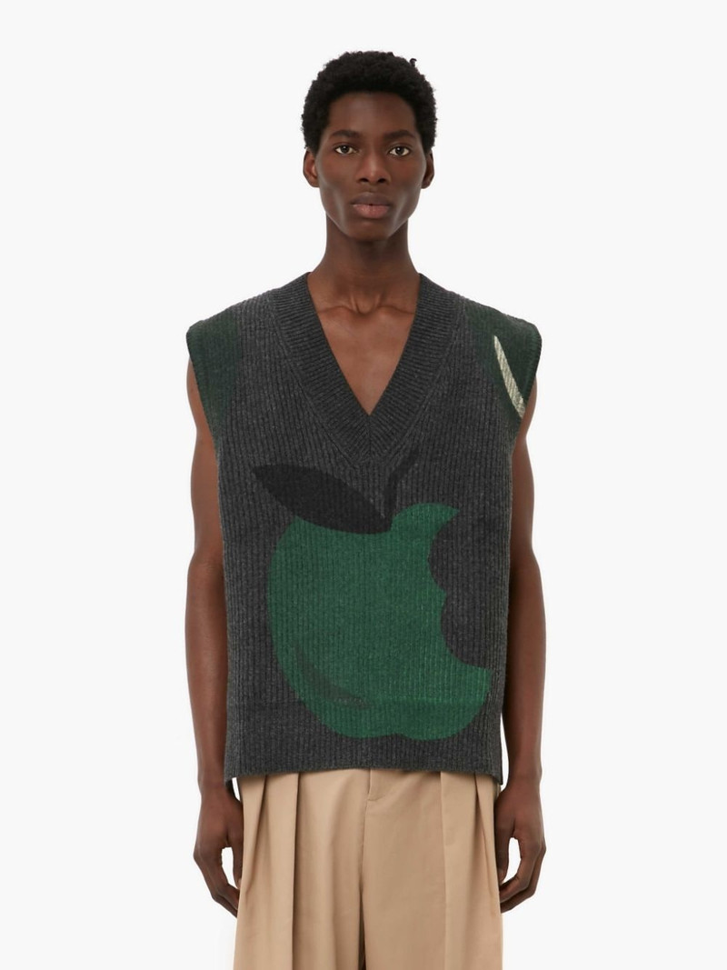JW Anderson APPLE V-NECK VEST outlook