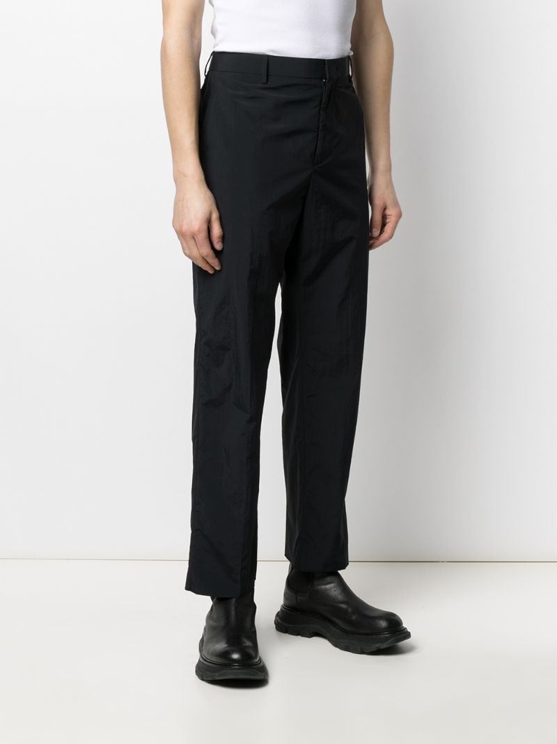 straight-leg tailored trousers - 4