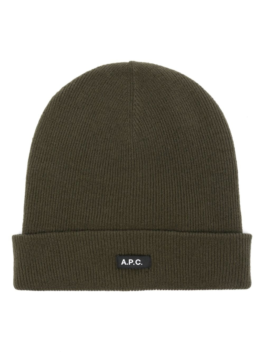 logo-tag wool beanies - 1