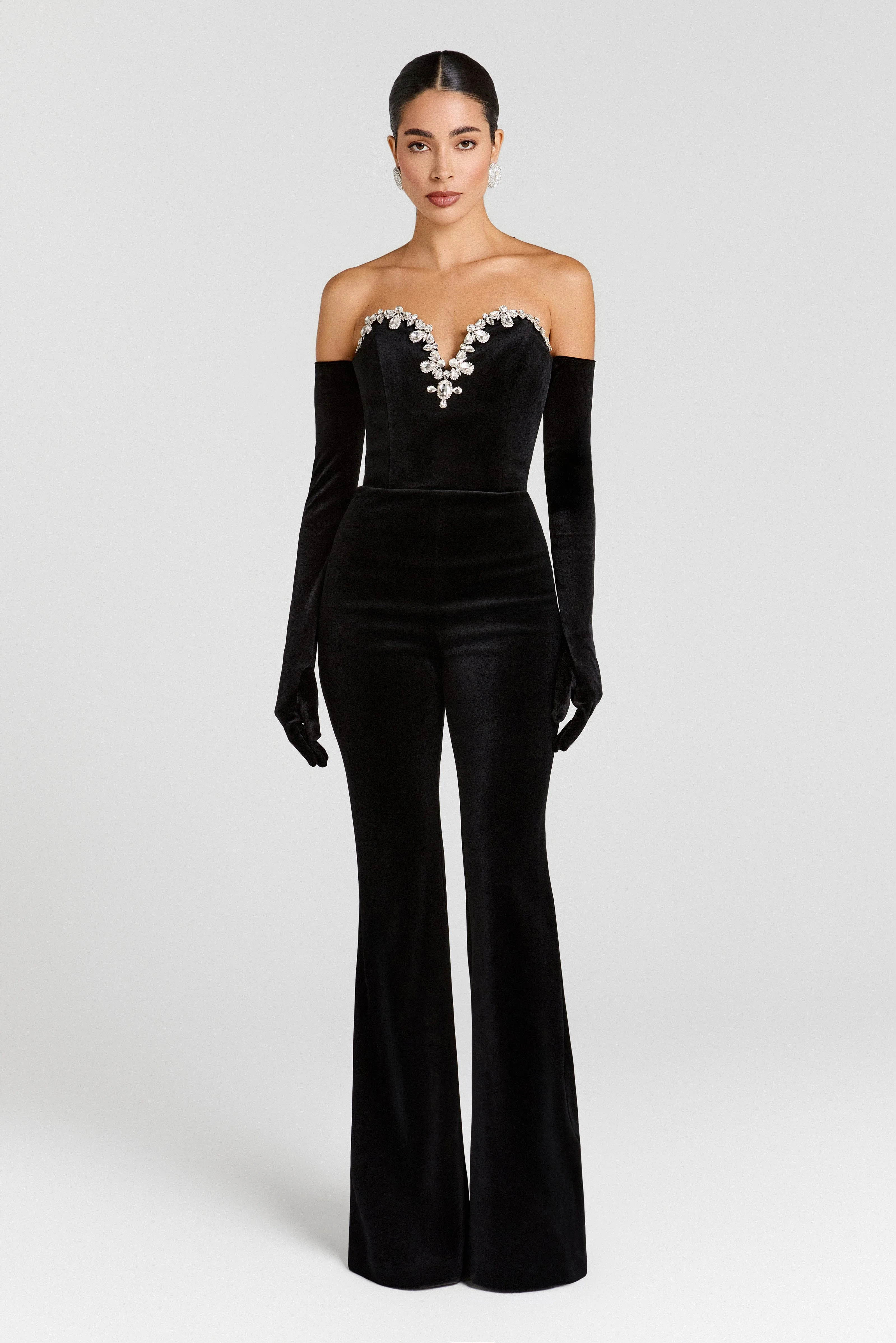Ines Black Jumpsuit - 1