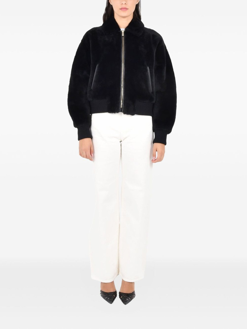 Max Mara zip-up bomber jacket outlook