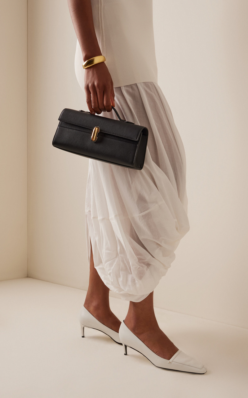 SAVETTE The Slim Symmetry Leather Pochette black outlook