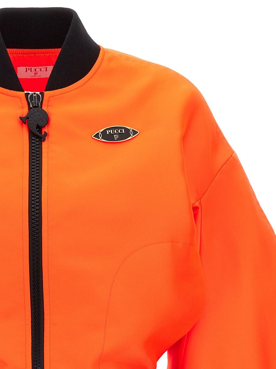 PUCCI NEON LOGO BOMBER JACKET - 3