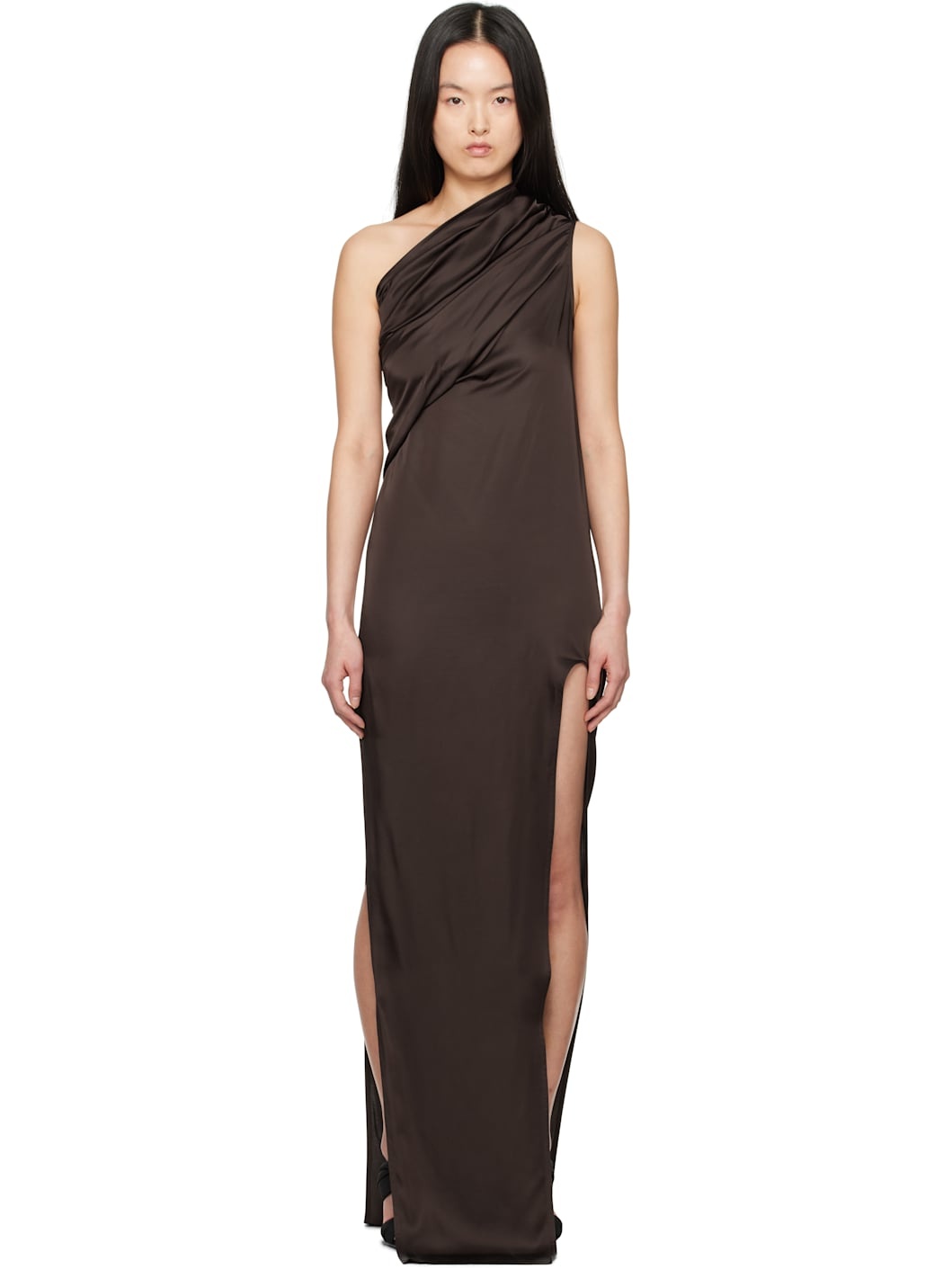 Brown Hollywood Athena Arrowhead Maxi Dress - 1