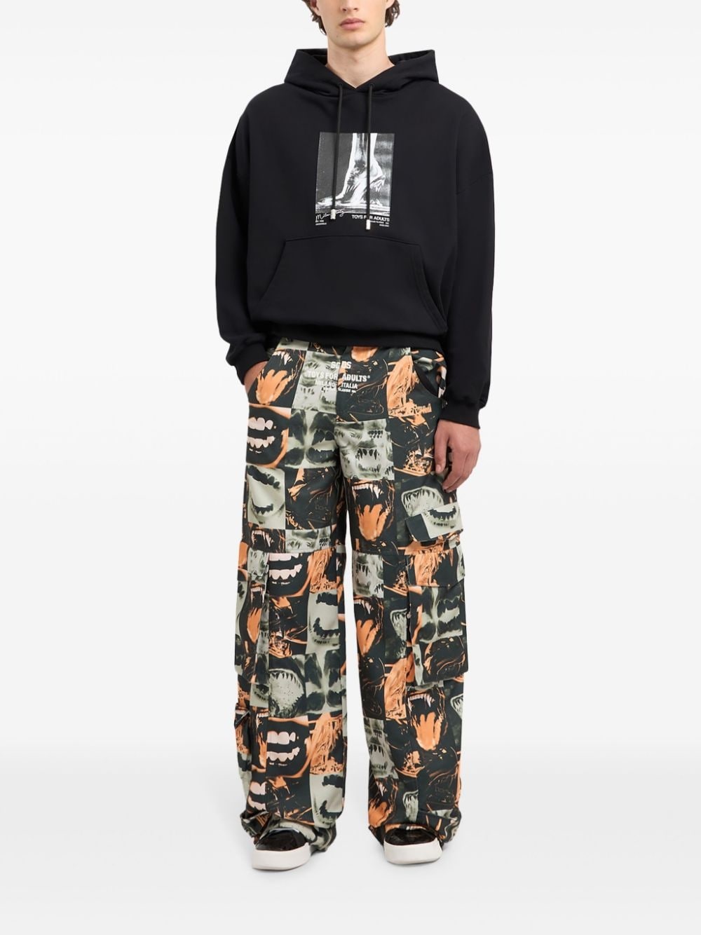 Morso graphic-print hoodie - 3