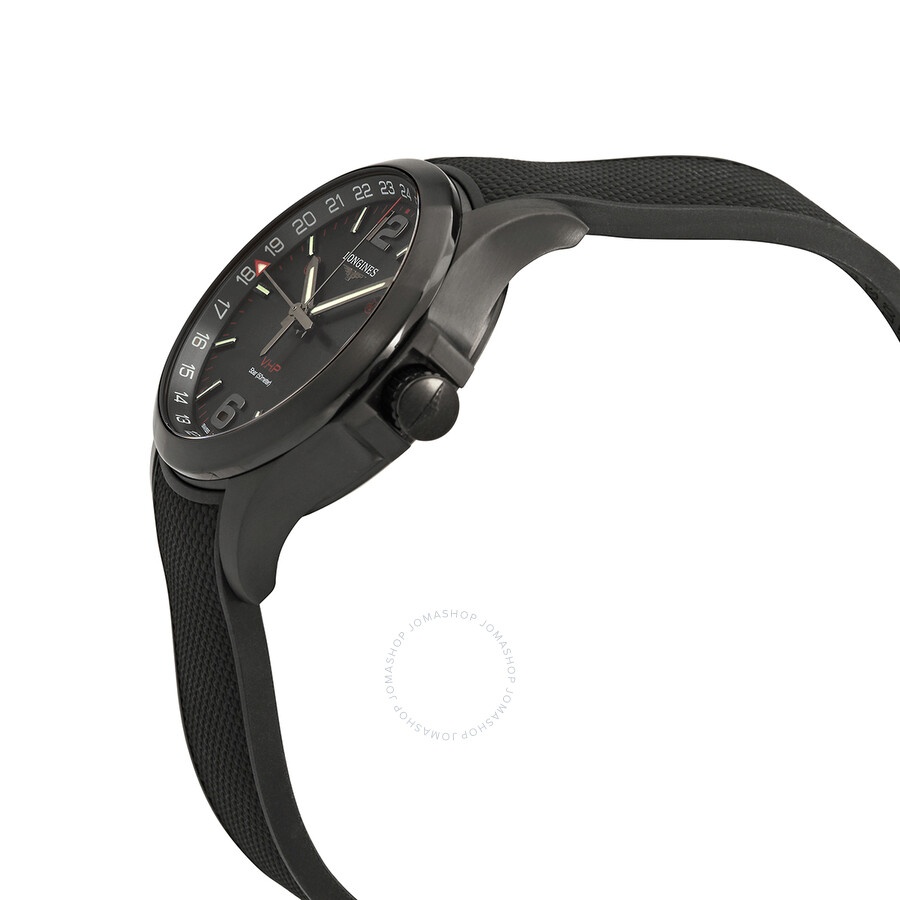 Longines Conquest V.H.P. GMT Quartz Black Dial Men's Watch L3.718.2.56.9 - 2