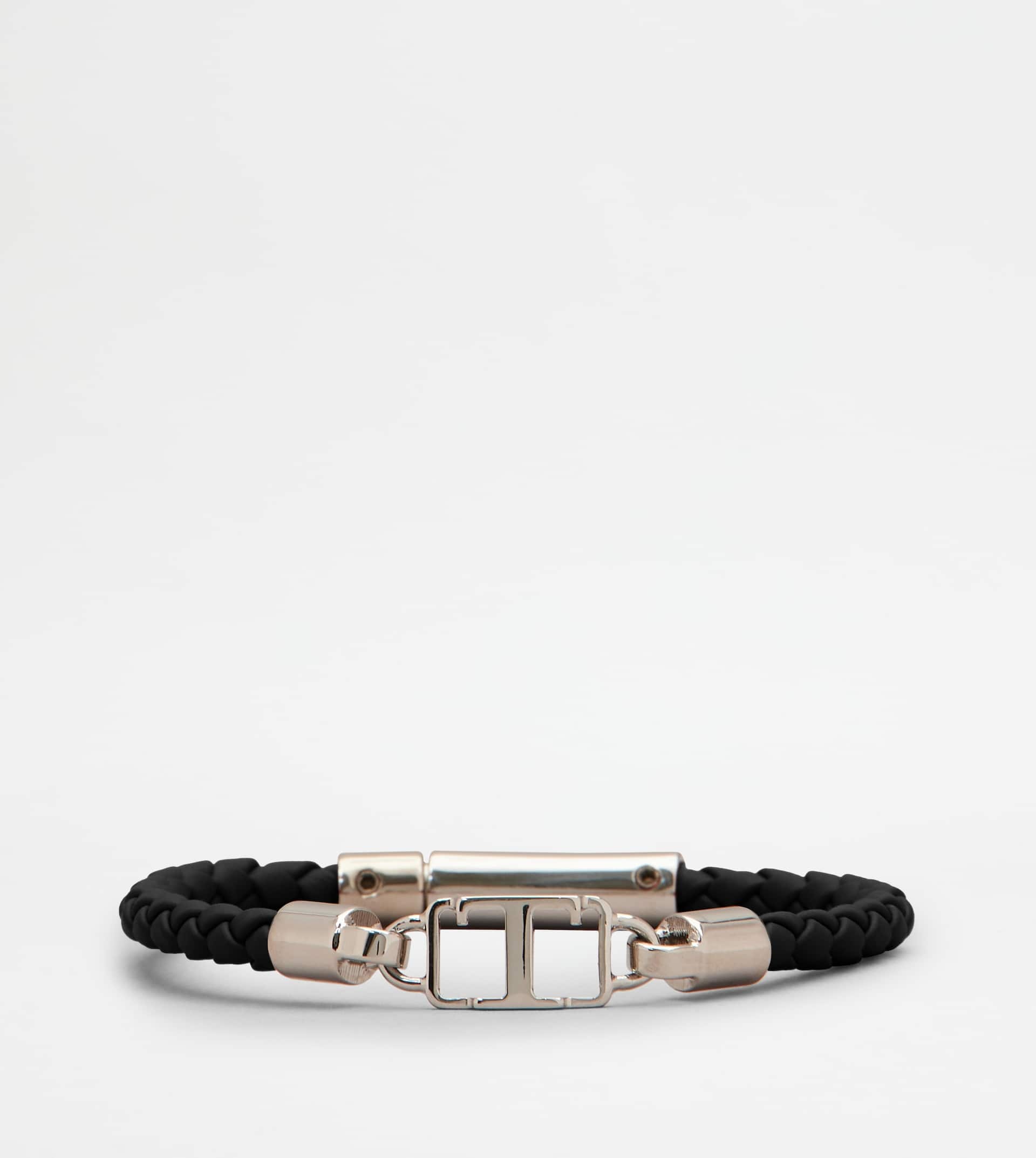 BRACELET IN LEATHER - BLACK - 1