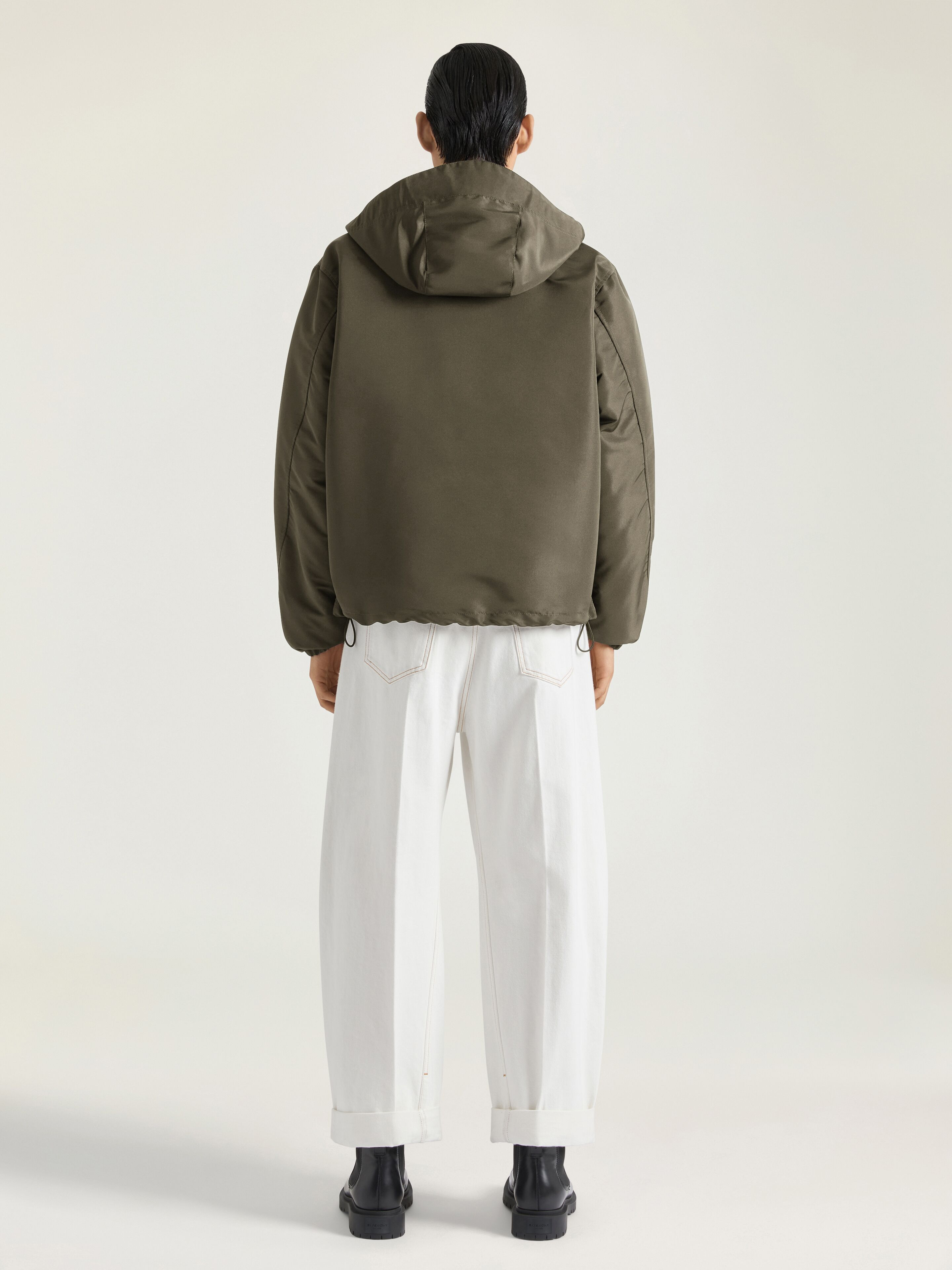 WINDBREAKER WITH GIVENCHY STAMP EMBROIDERY - 3