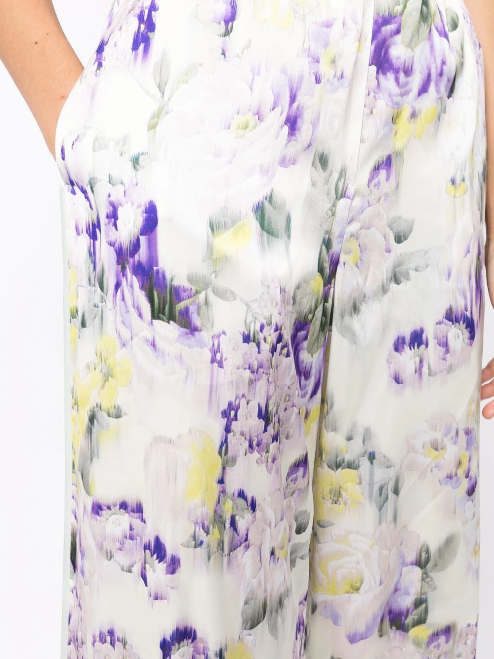 floral-print palazzo pants - 8