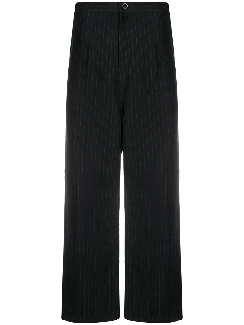 pinstripe wide-leg trousers - 1