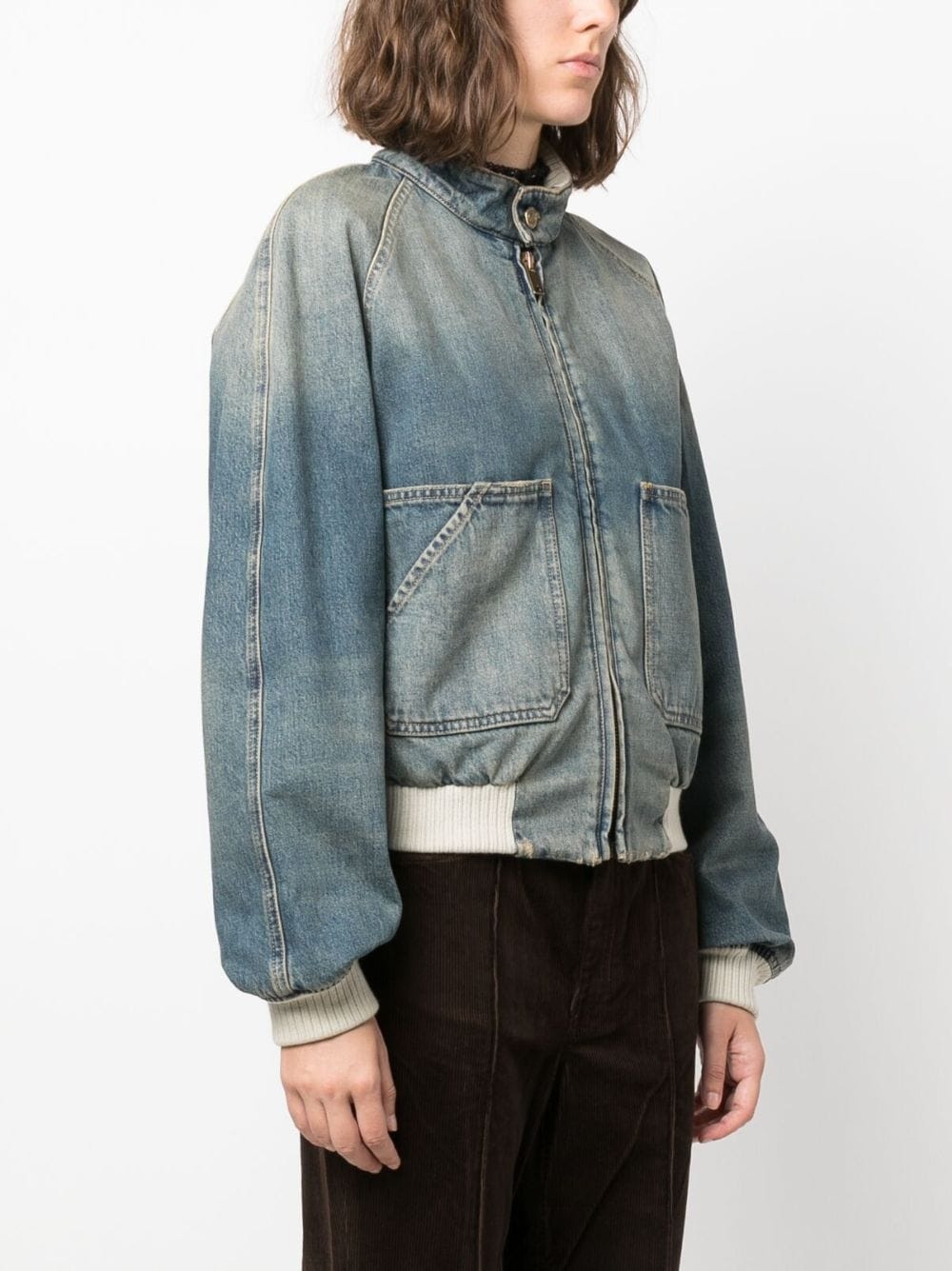 denim bomber jacket - 3