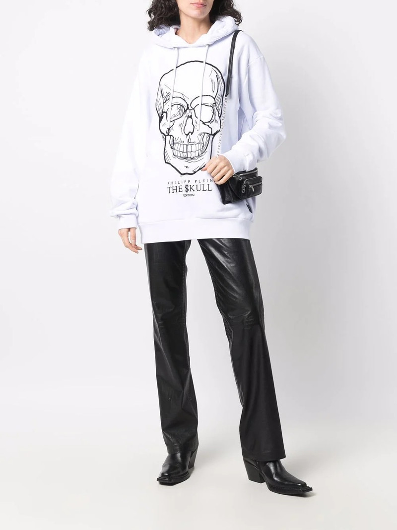 crystal-skull pullover hoodie 3