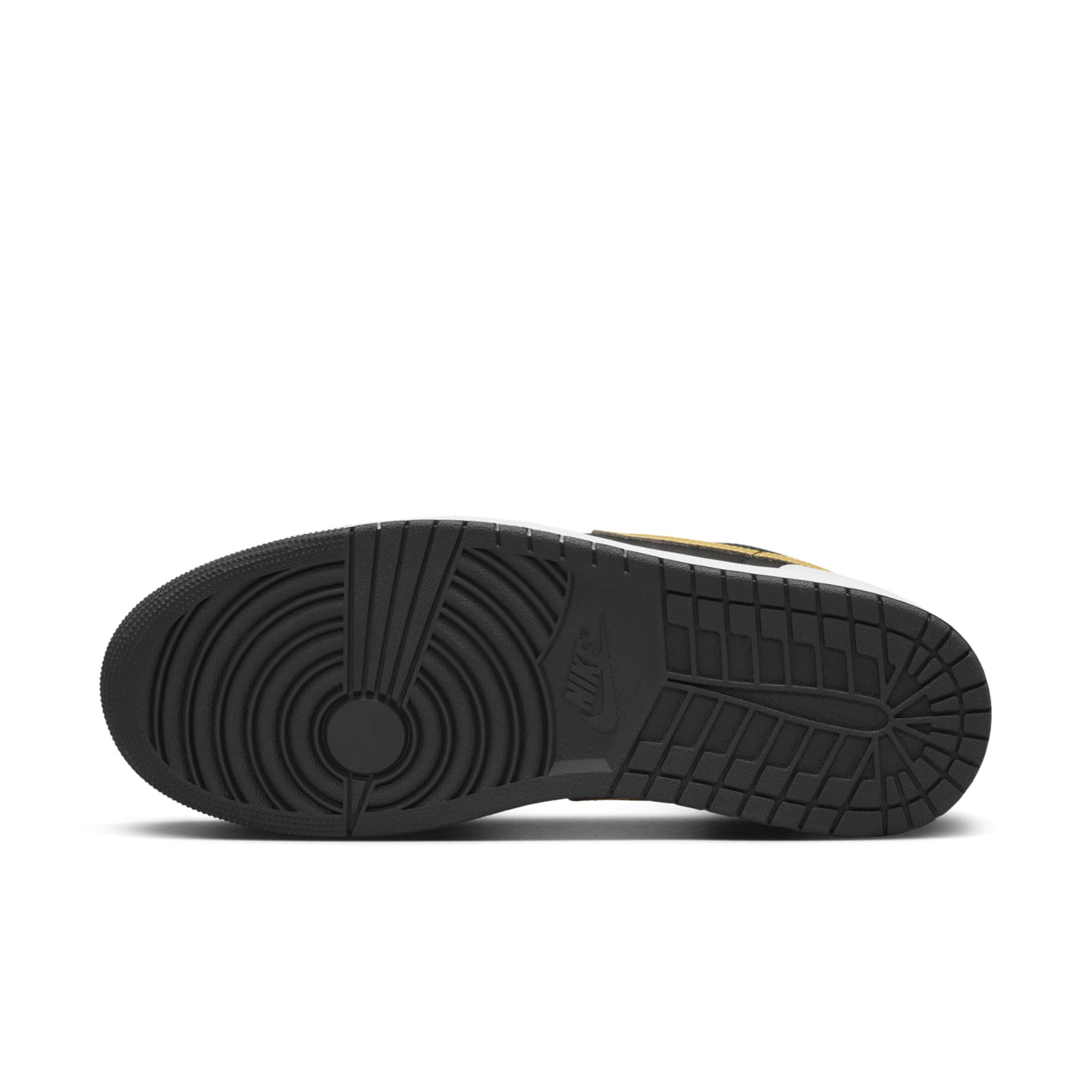 Air Jordan 1 Low 'White Black Metallic Gold Swoosh' 553558-172 - 5