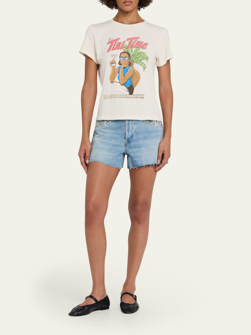 RE/DONE The Breezy Denim Shorts outlook