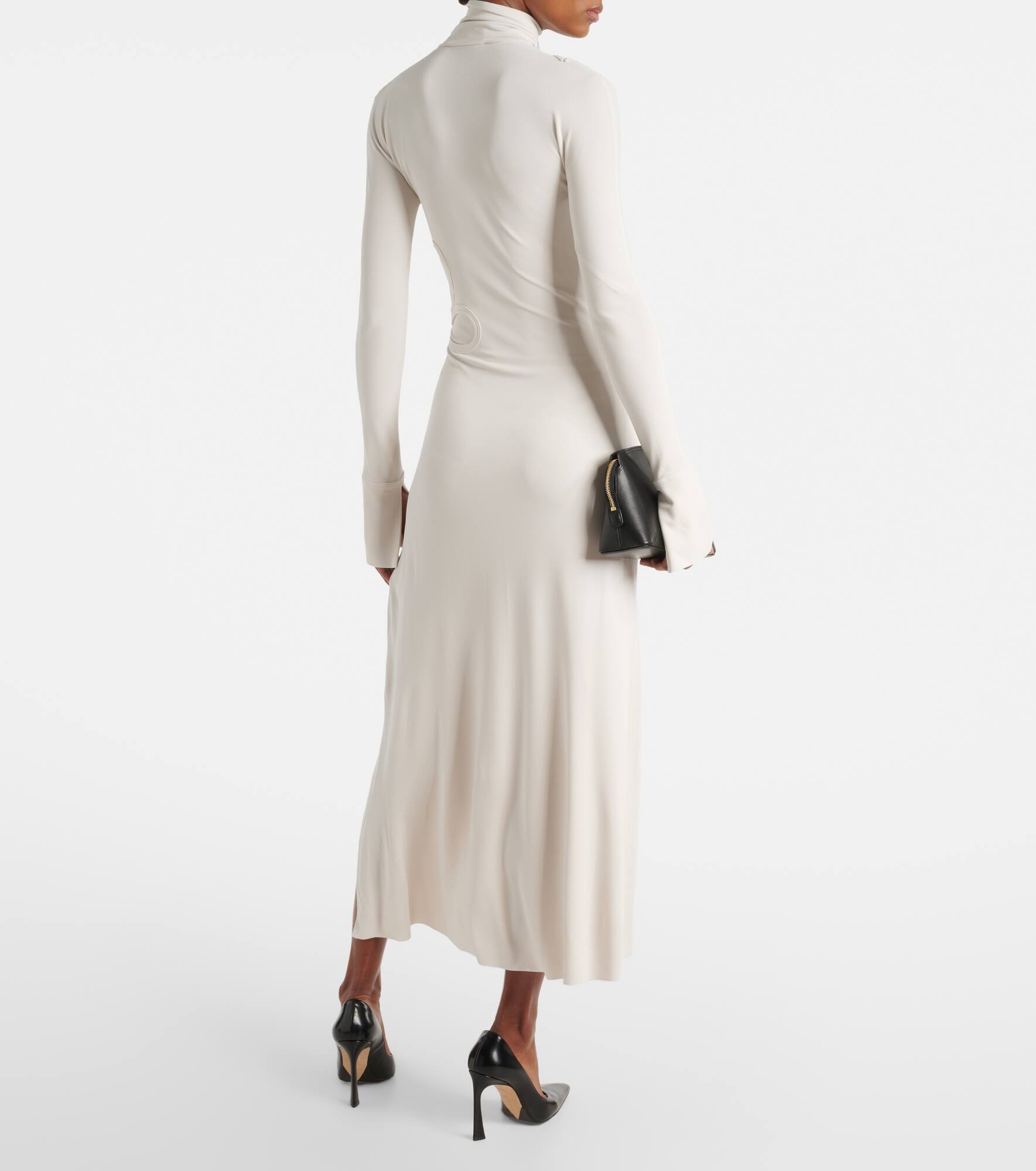 Cutout jersey midi dress - 3