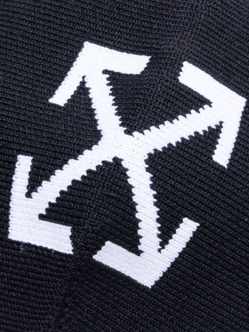 Off-White Arrow-knit face mask outlook