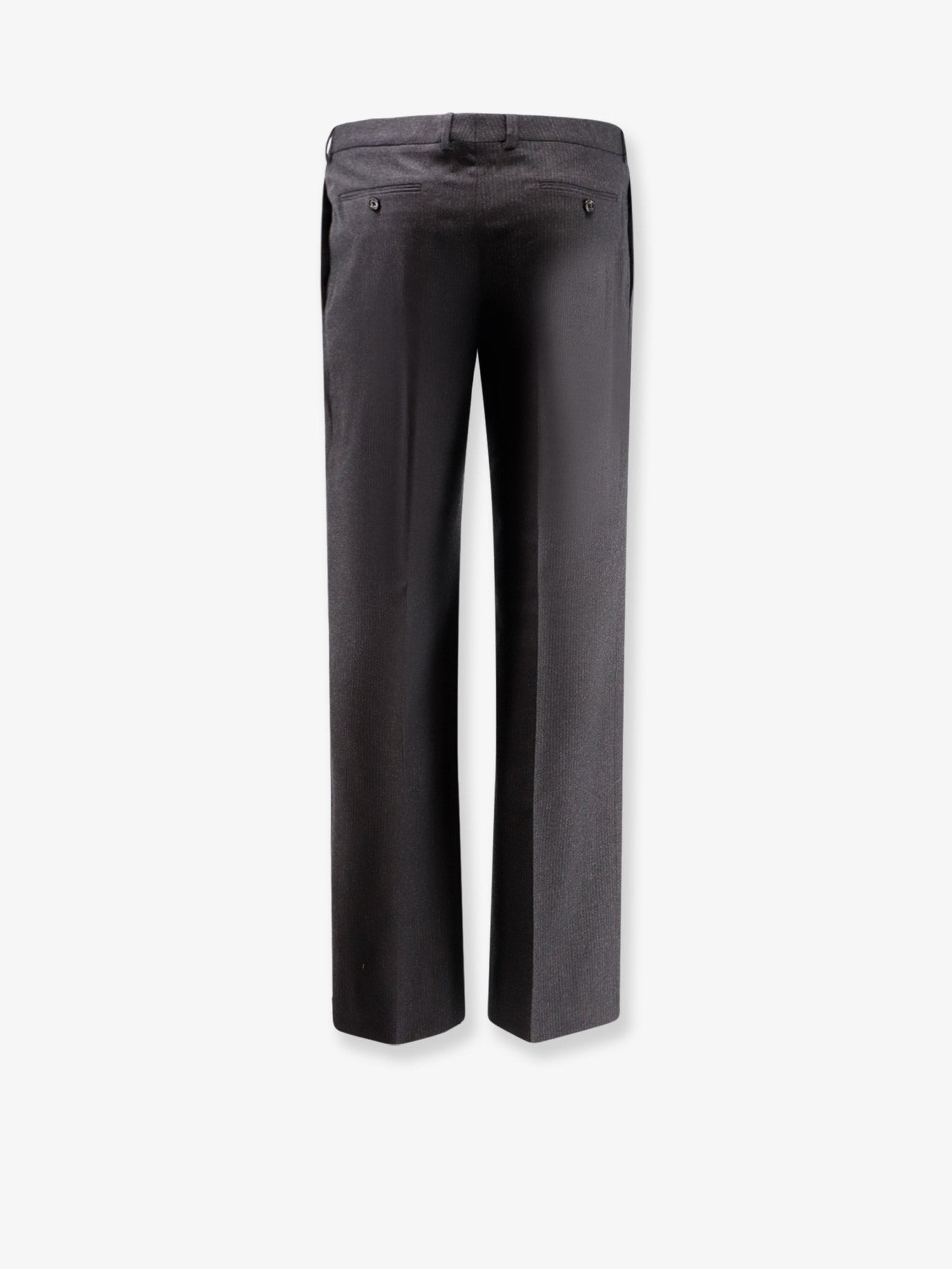 Celine Men Pinstripe Wool Trousers - 2