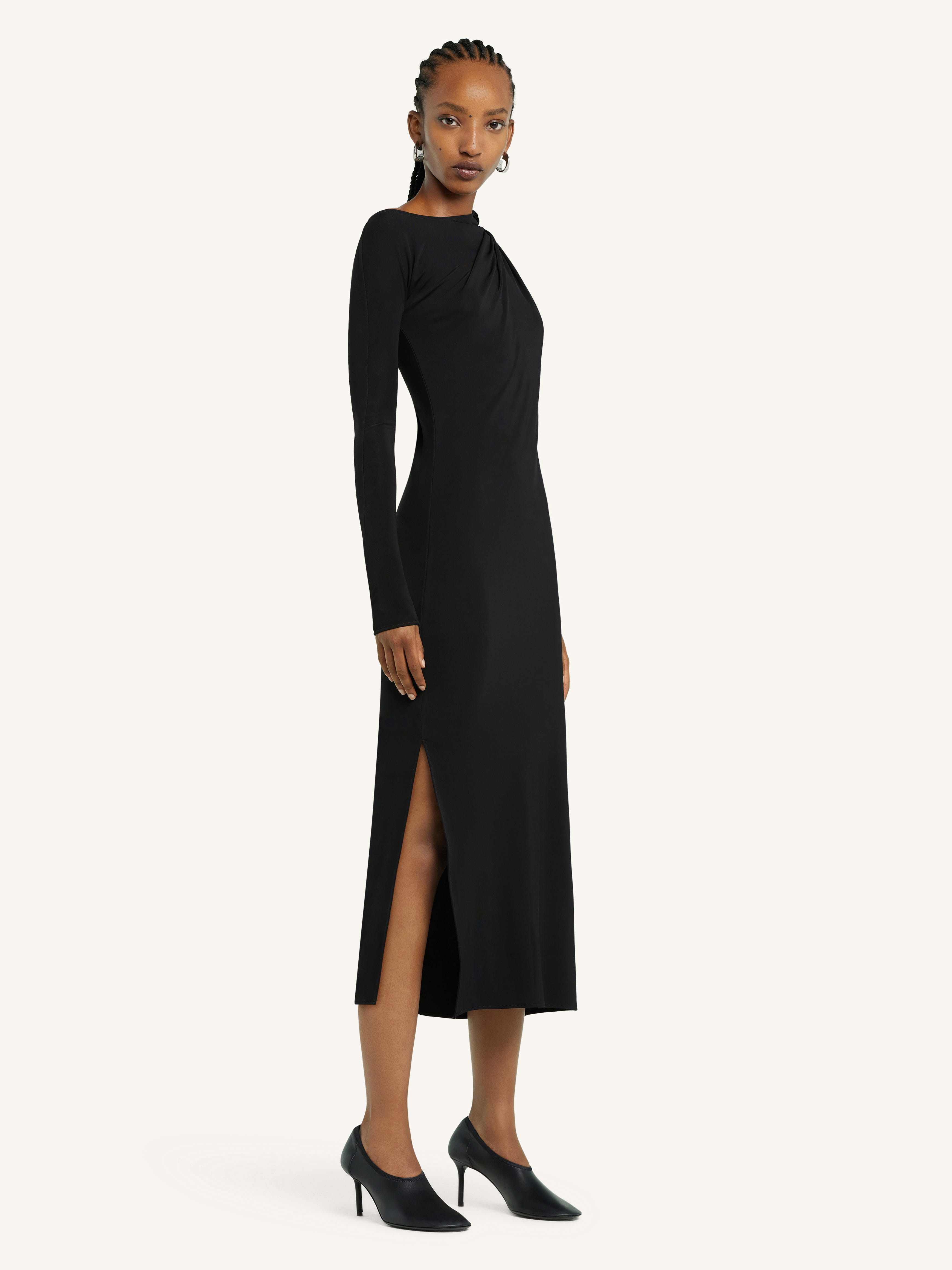 ASYMMETRIC LONG DRESS - 3