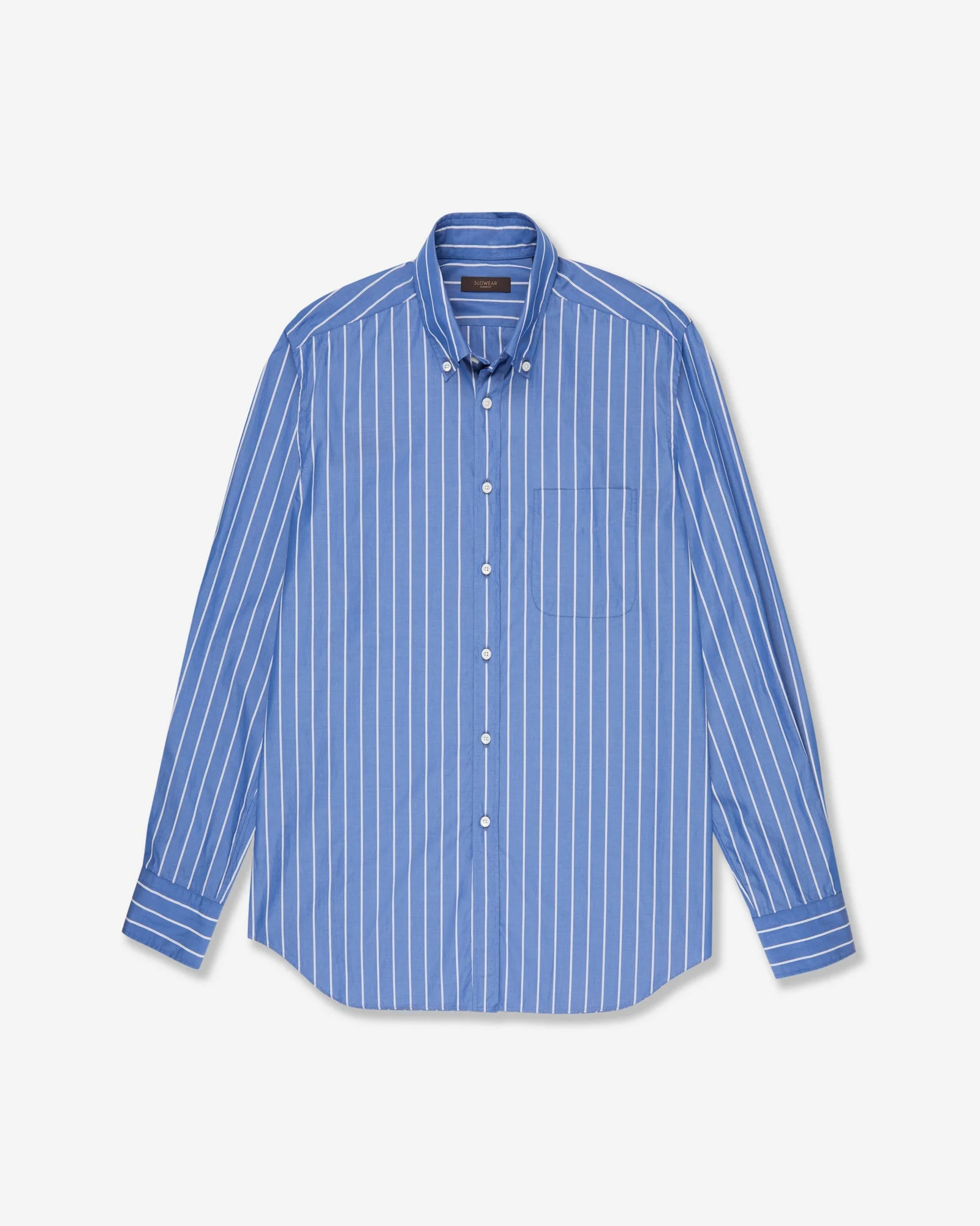 Casual fit cotton poplin shirt - 1