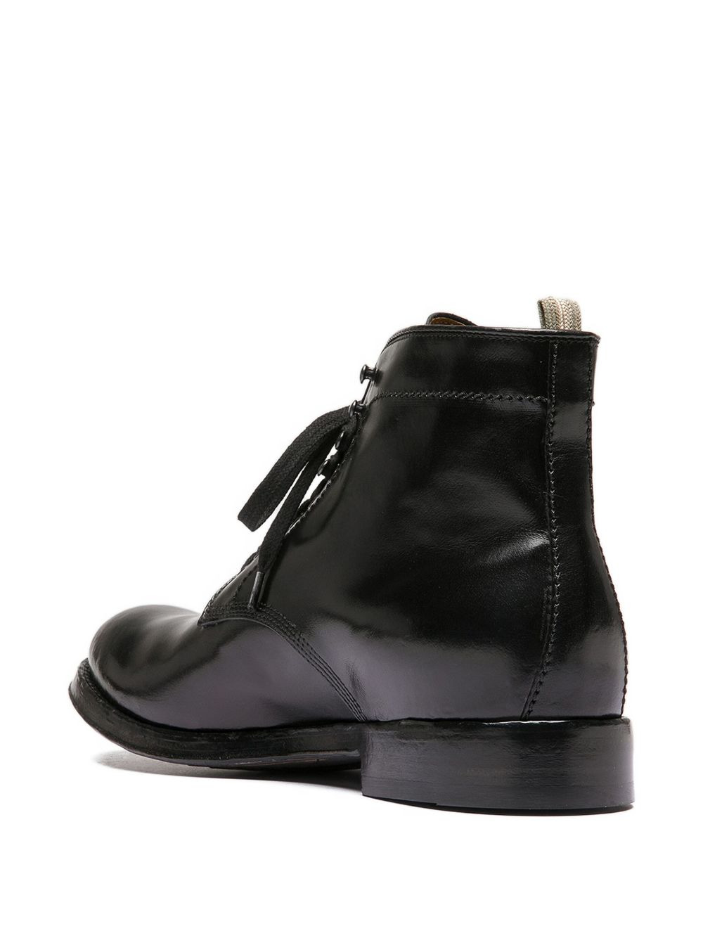 lace-up leather boots - 4