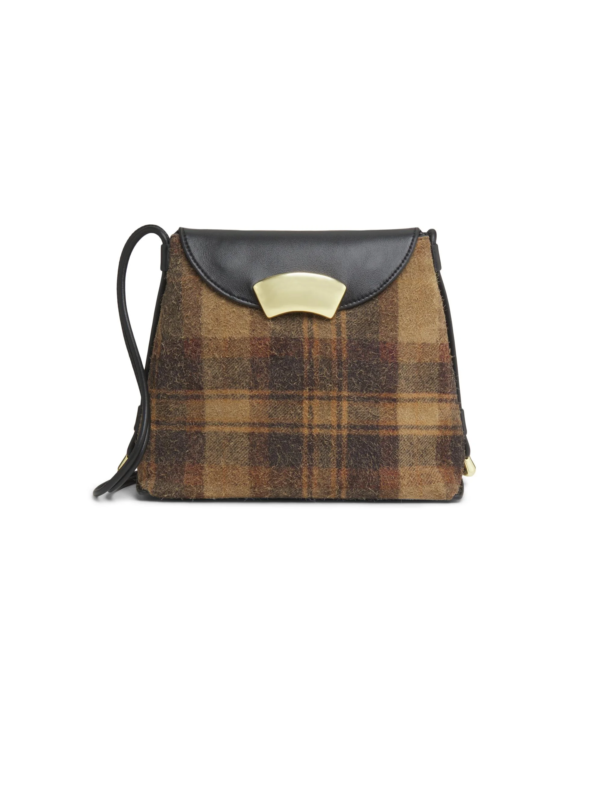 Women's ID Petite Soft Shoulder Bag - Brown - 1
