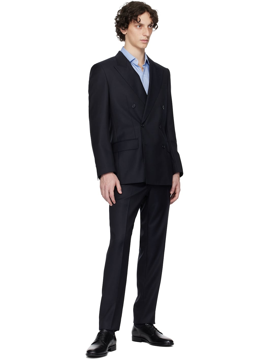 Navy BECKHAM Edition Slim-Fit Suit - 5