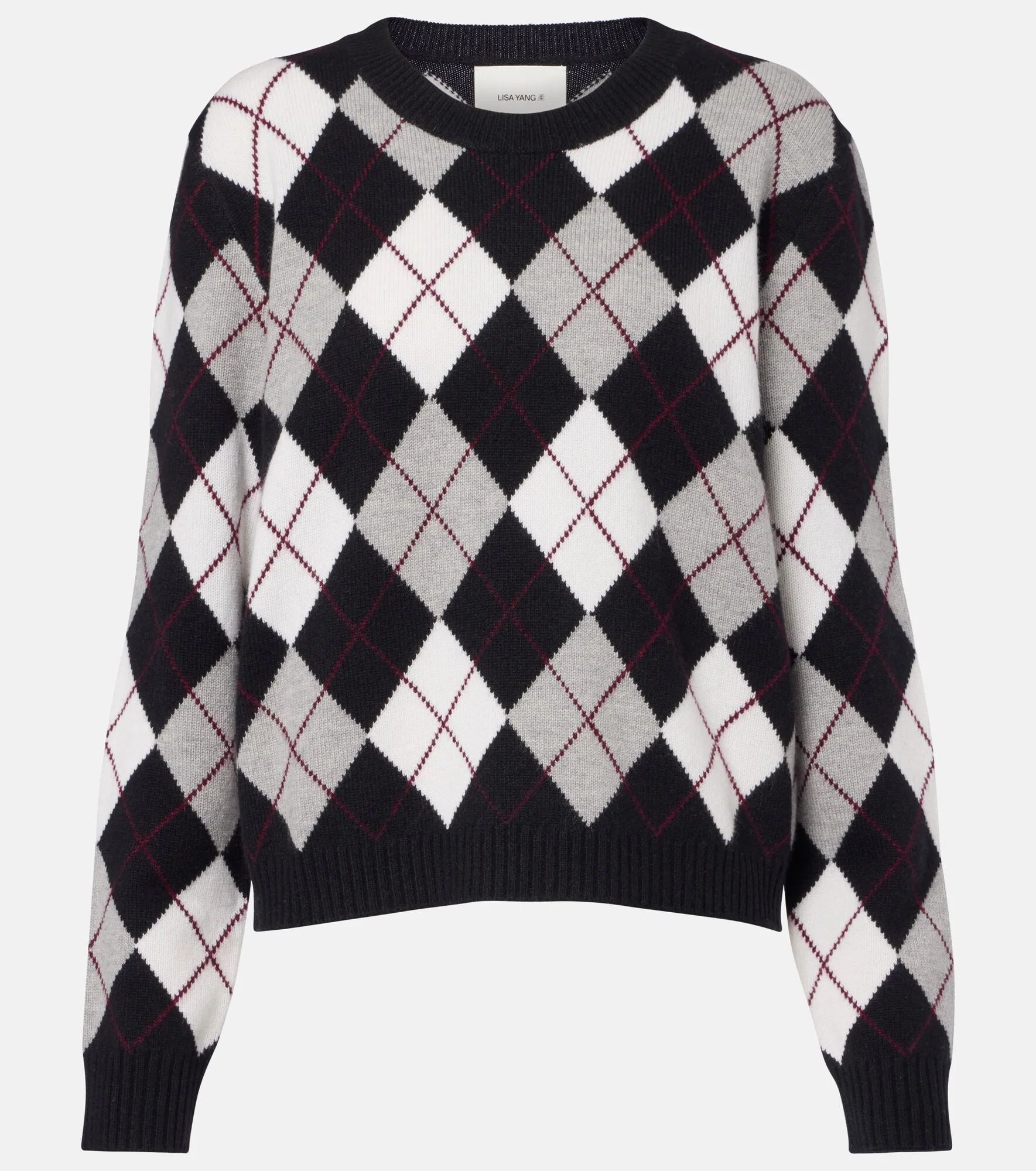 Antoni argyle cashmere sweater - 1