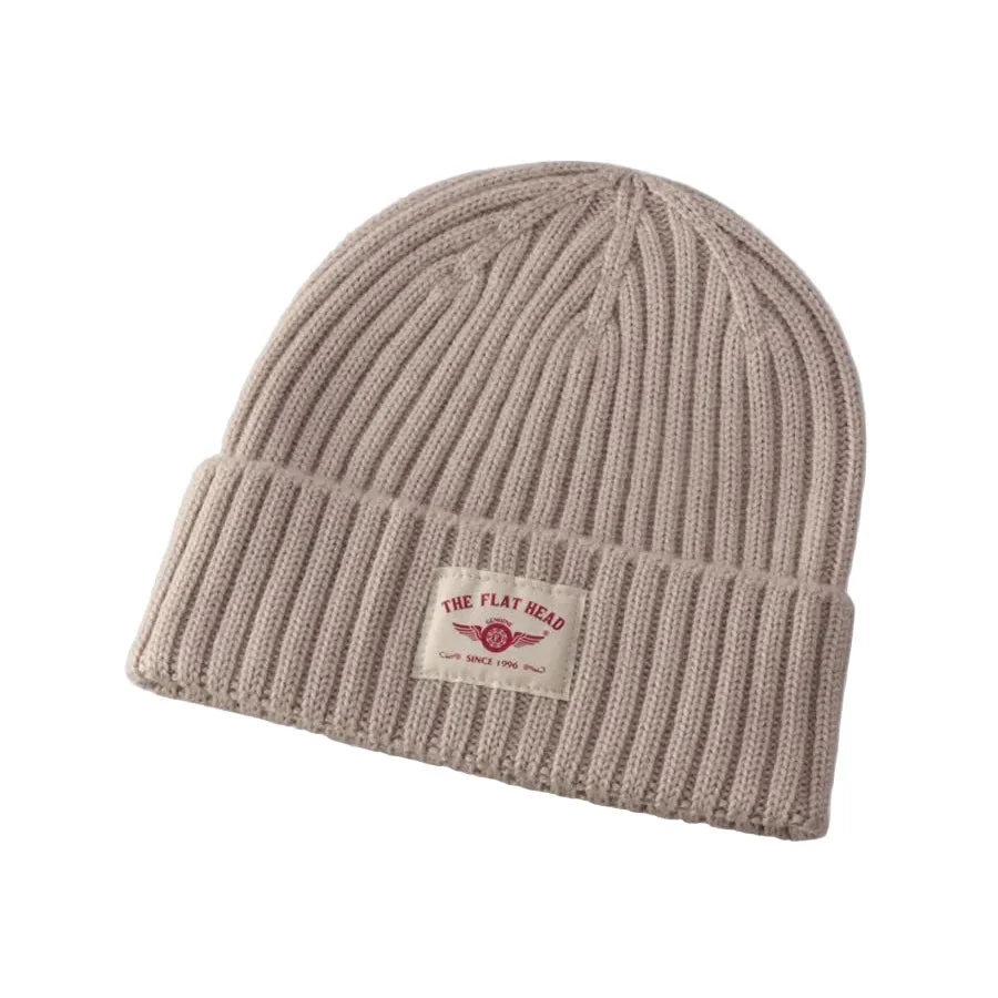 FN-HK002 Knit Cap Beige - 1