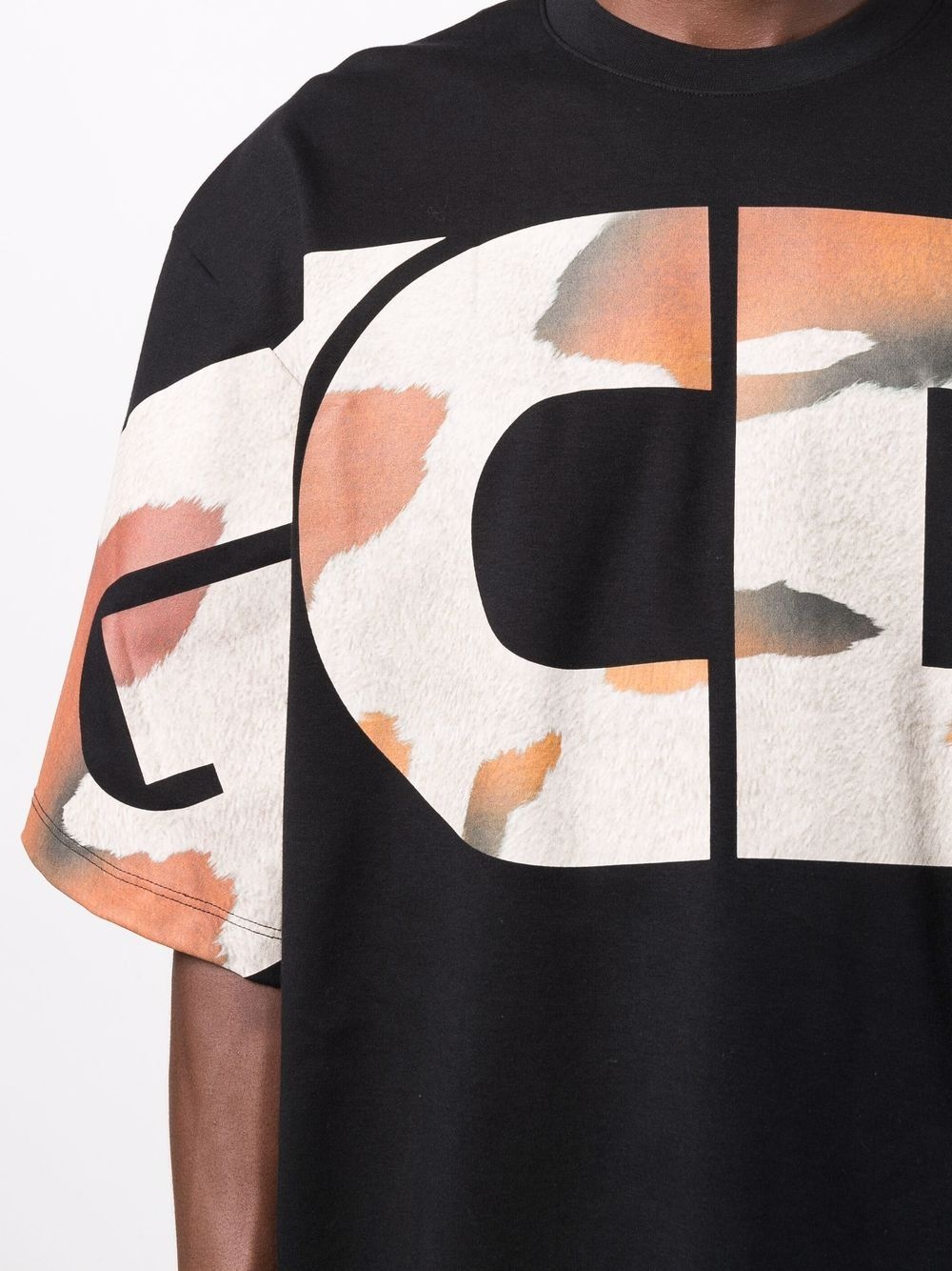 camouflage logo T-shirt - 5