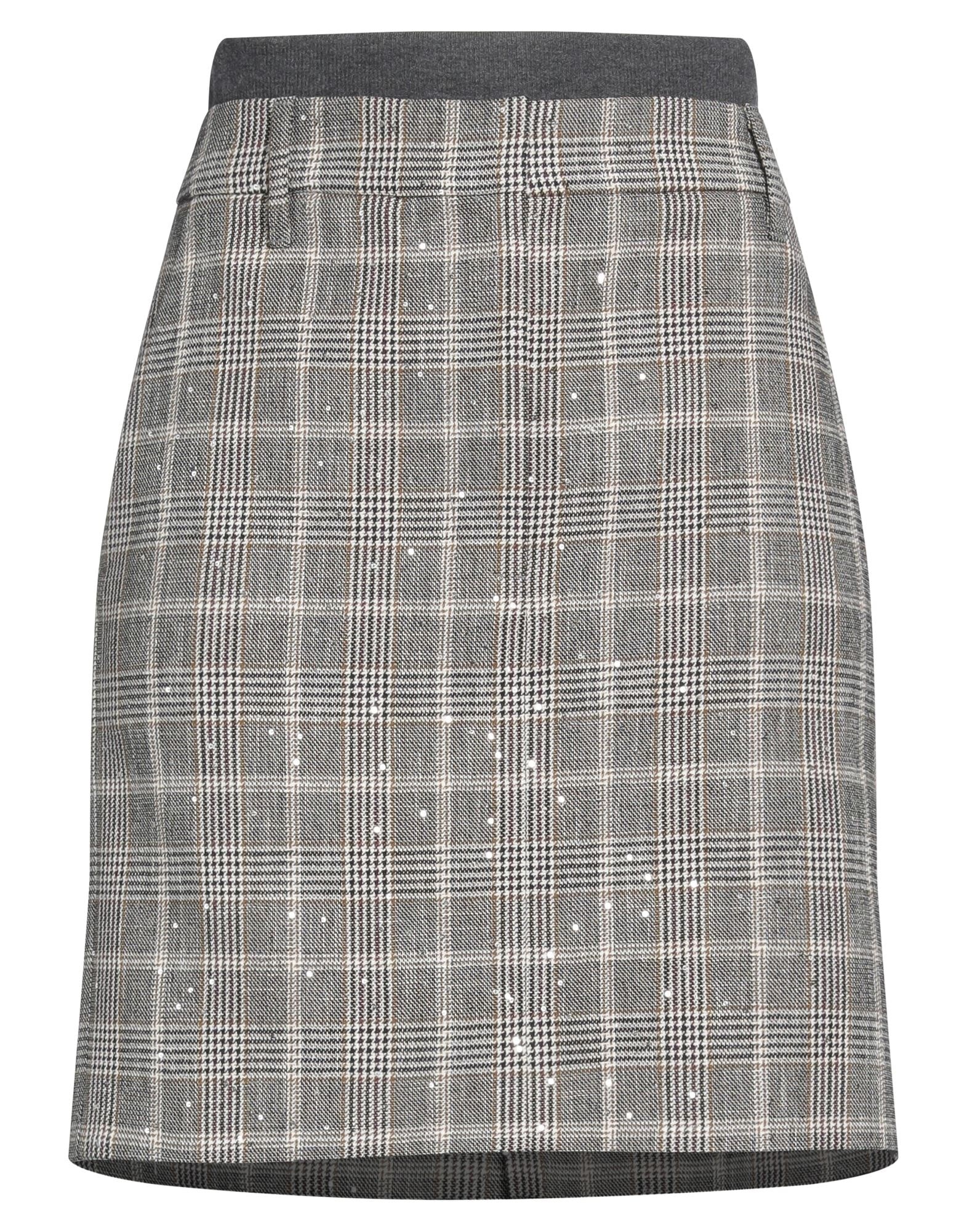 ミニスカート BRUNELLO CUCINELLI Women Mini Skirts ML138G3753C2910 Beige Brunello Cucinelli Belt Skirt - Beige - Women | ML138G3753C2910