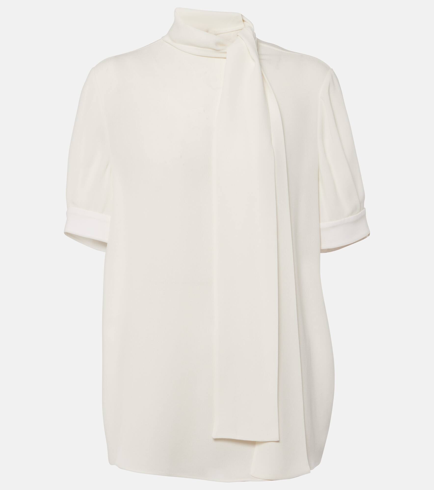 Silk georgette blouse - 1