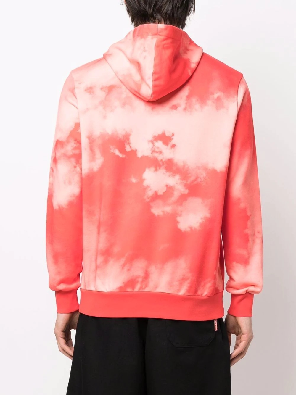 cloud-print pullover hoodie - 4