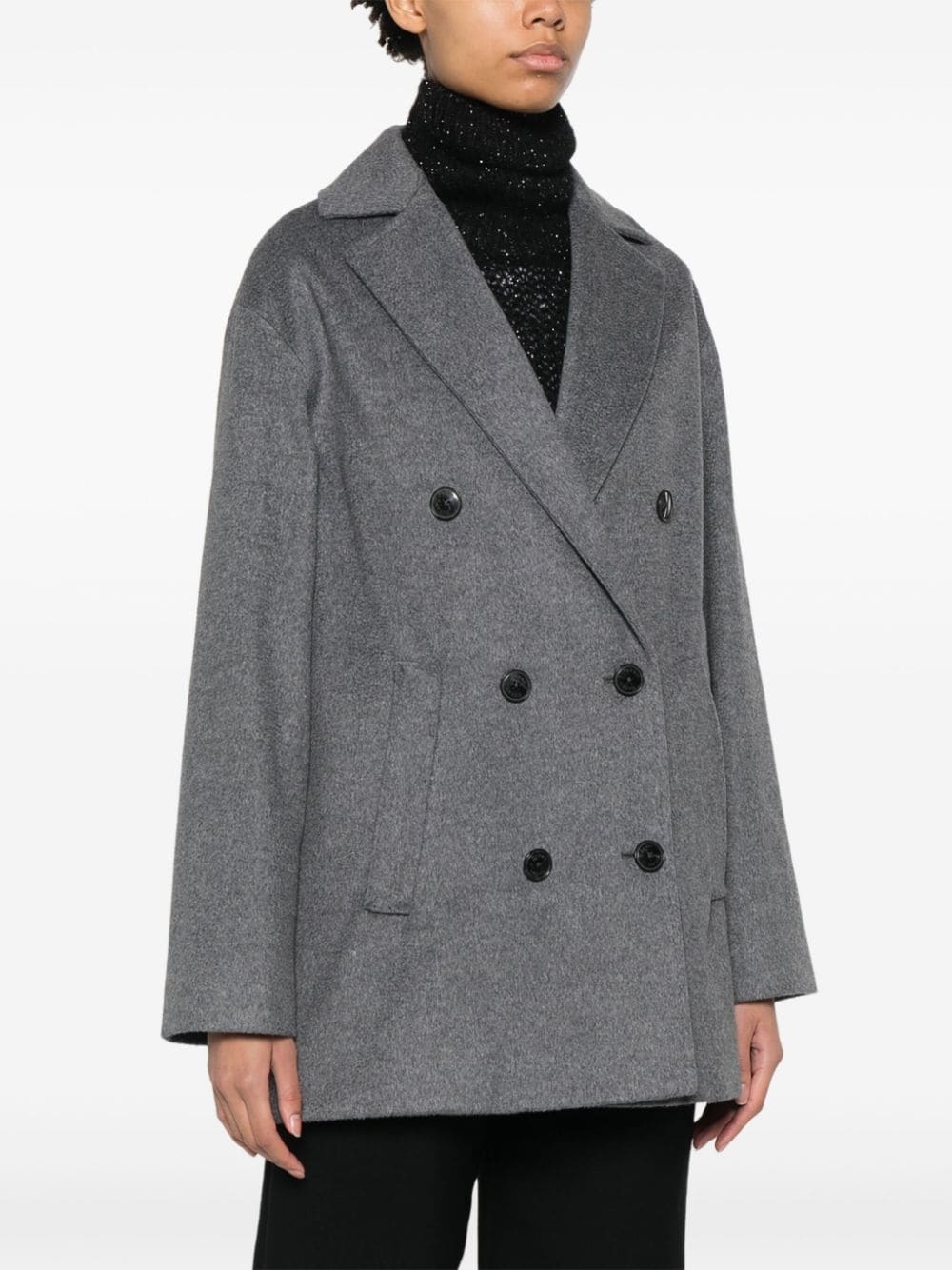 virgin wool peacoat - 3