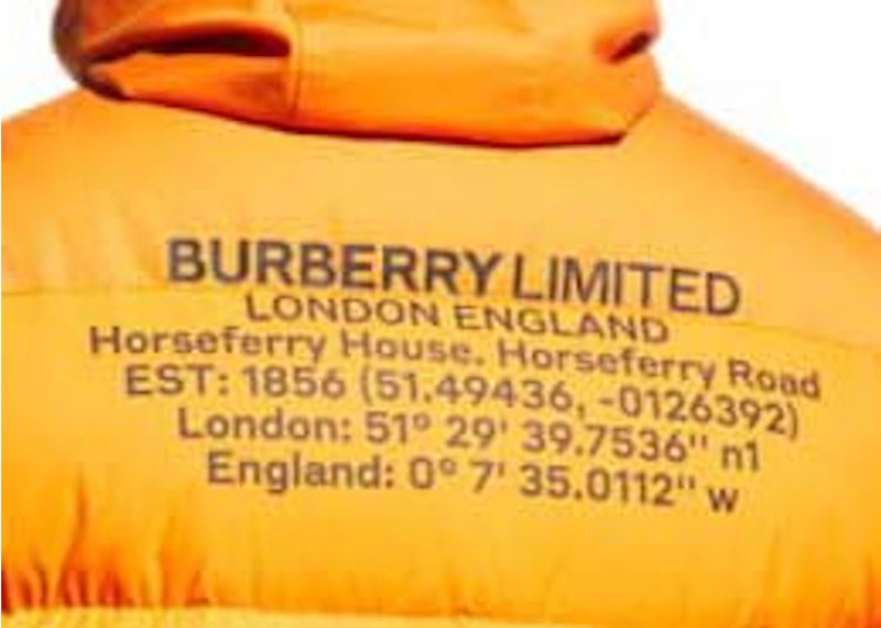 Burberry Burberry Halstock Down Vest Orange outlook