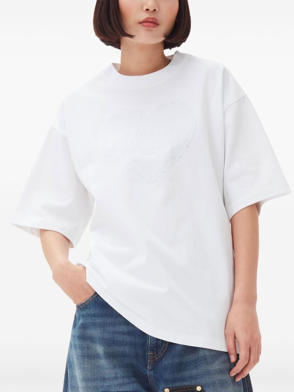 cotton round-neck t-shirt - 5