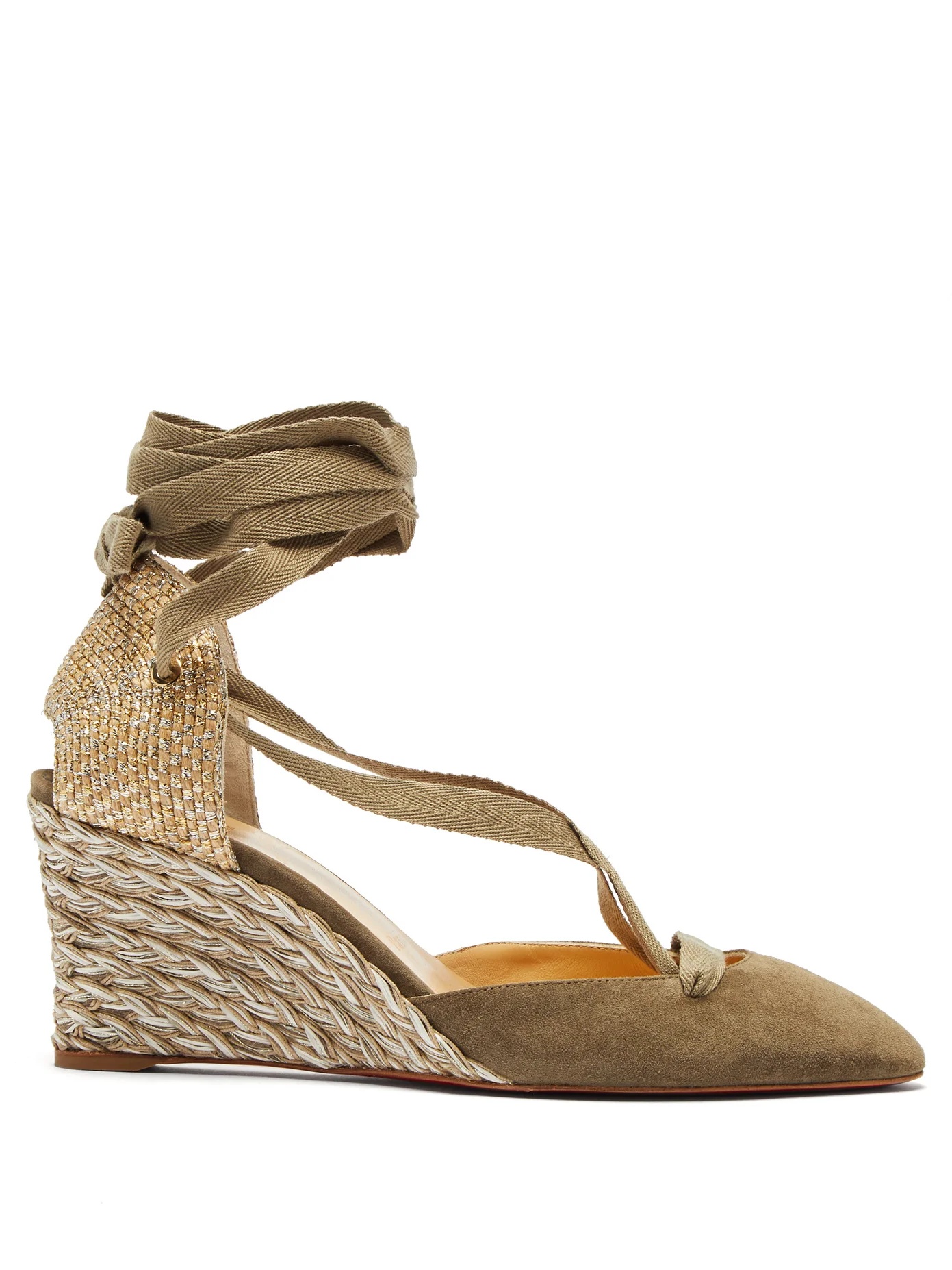 Noémia 70 suede wedge espadrilles - 1