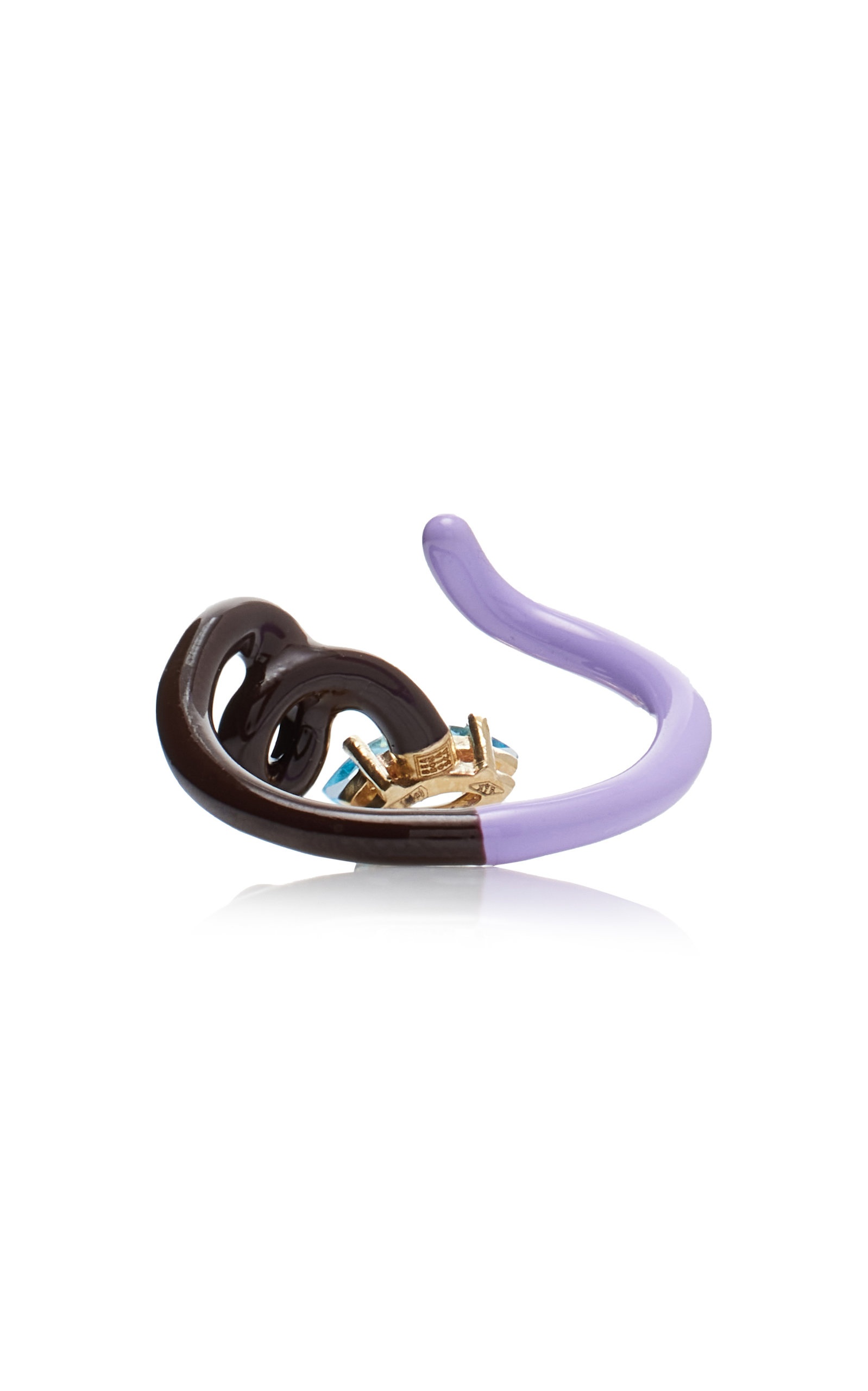 Vine 9K Gold And Silver Ring multi - 5