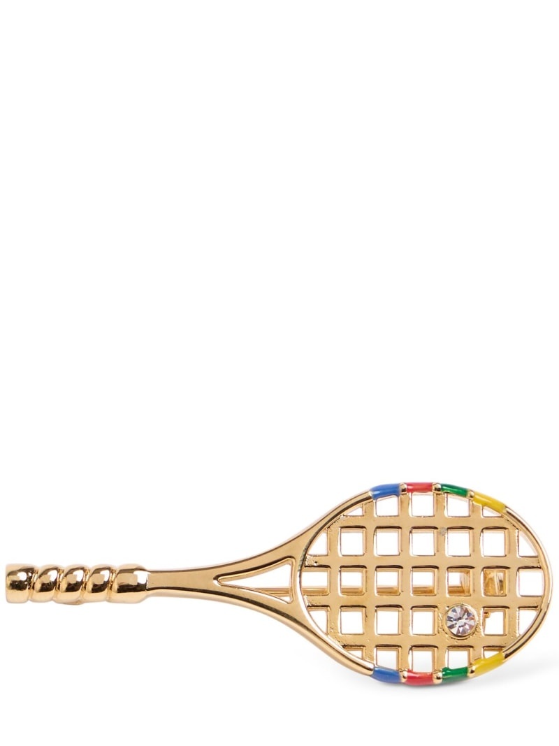 Tennis racket brooch - 1
