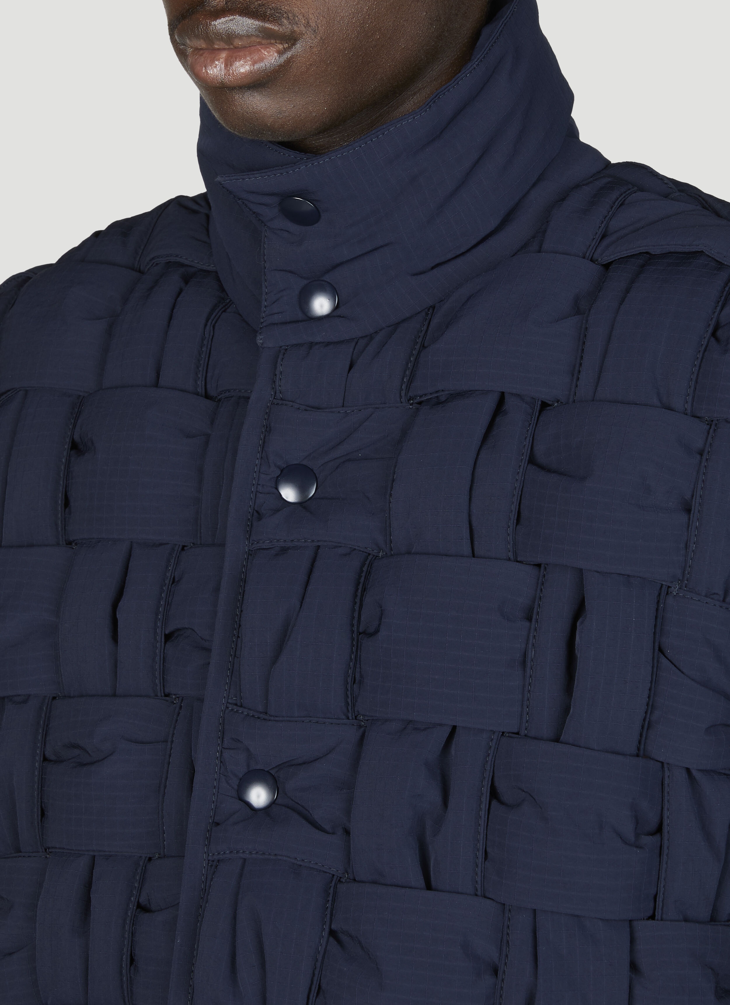 Tech Nylon Intrecciato Gilet - 5