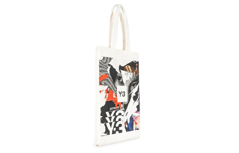 Y-3 adidas Y-3 CH1 Graphic Print Tote Bag 'Off White' GK2111 outlook