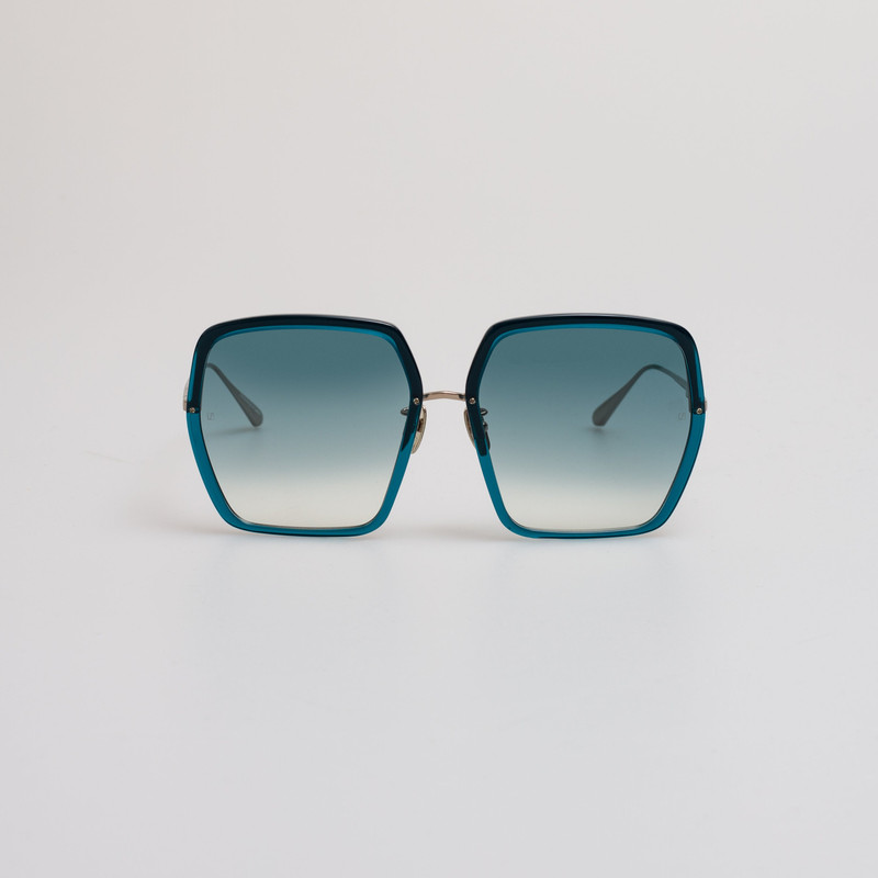 Syan Oversize Sunglasses in Aqua 1
