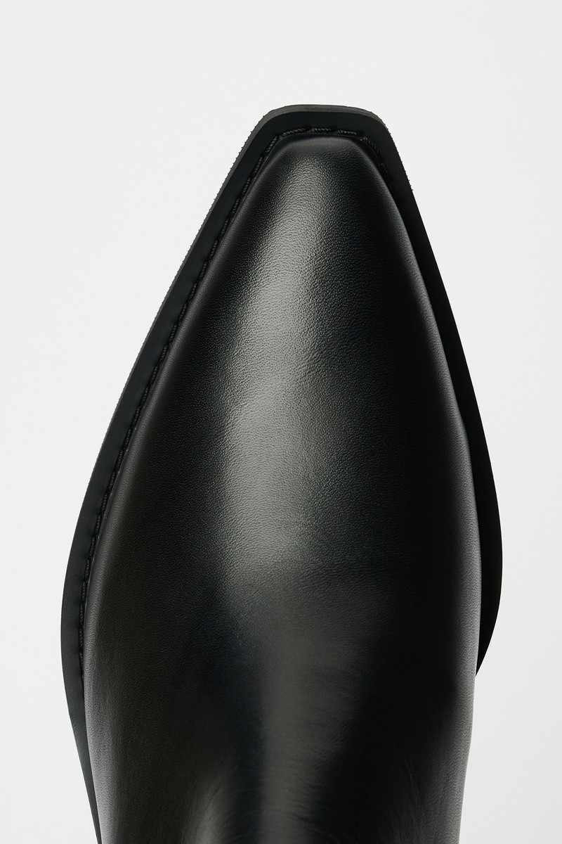 Our Legacy Cyphre Boot Infinite Black Leather outlook