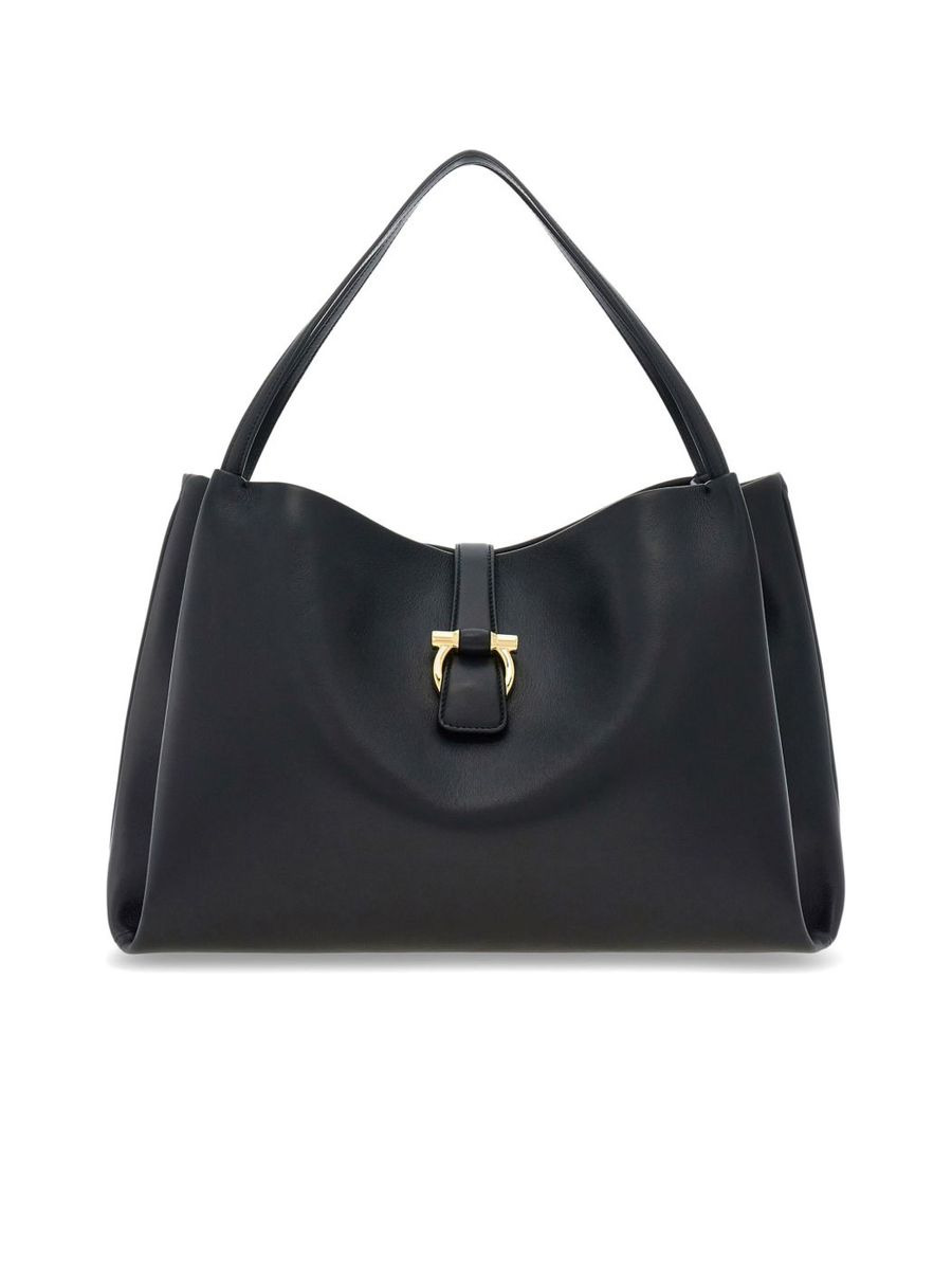 Gancini Buckle Shoulder Bag - 1
