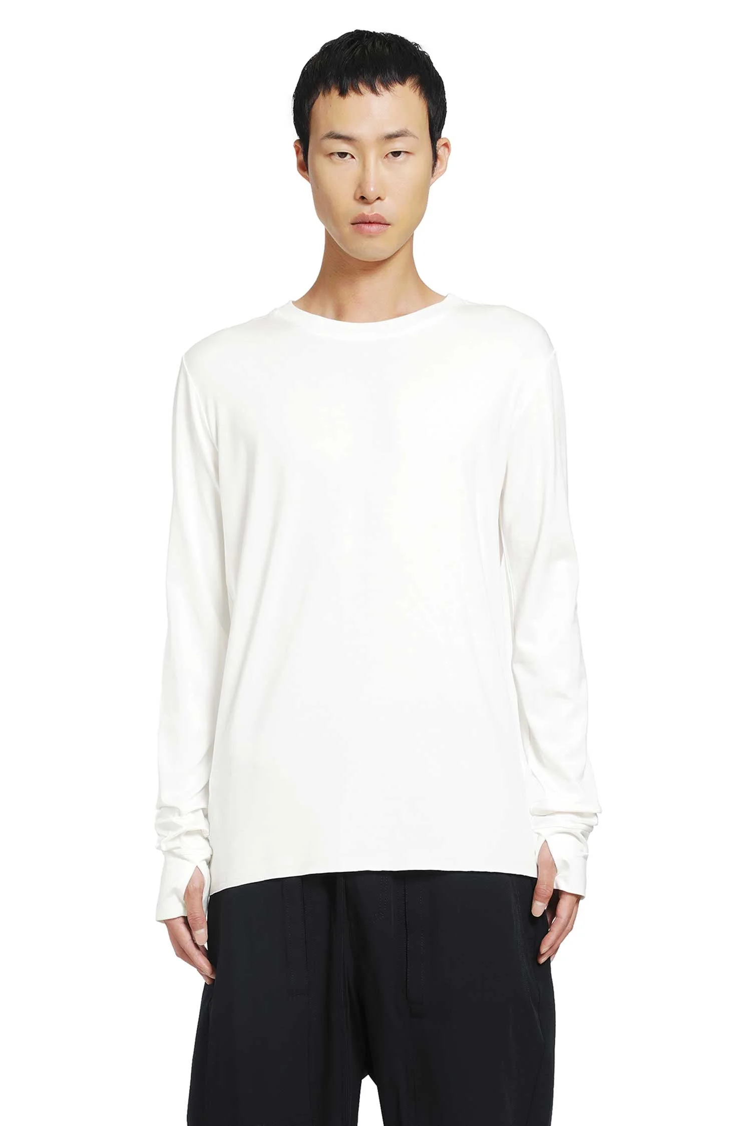 Stretch Viscose Long Sleeve T-shirt - 1