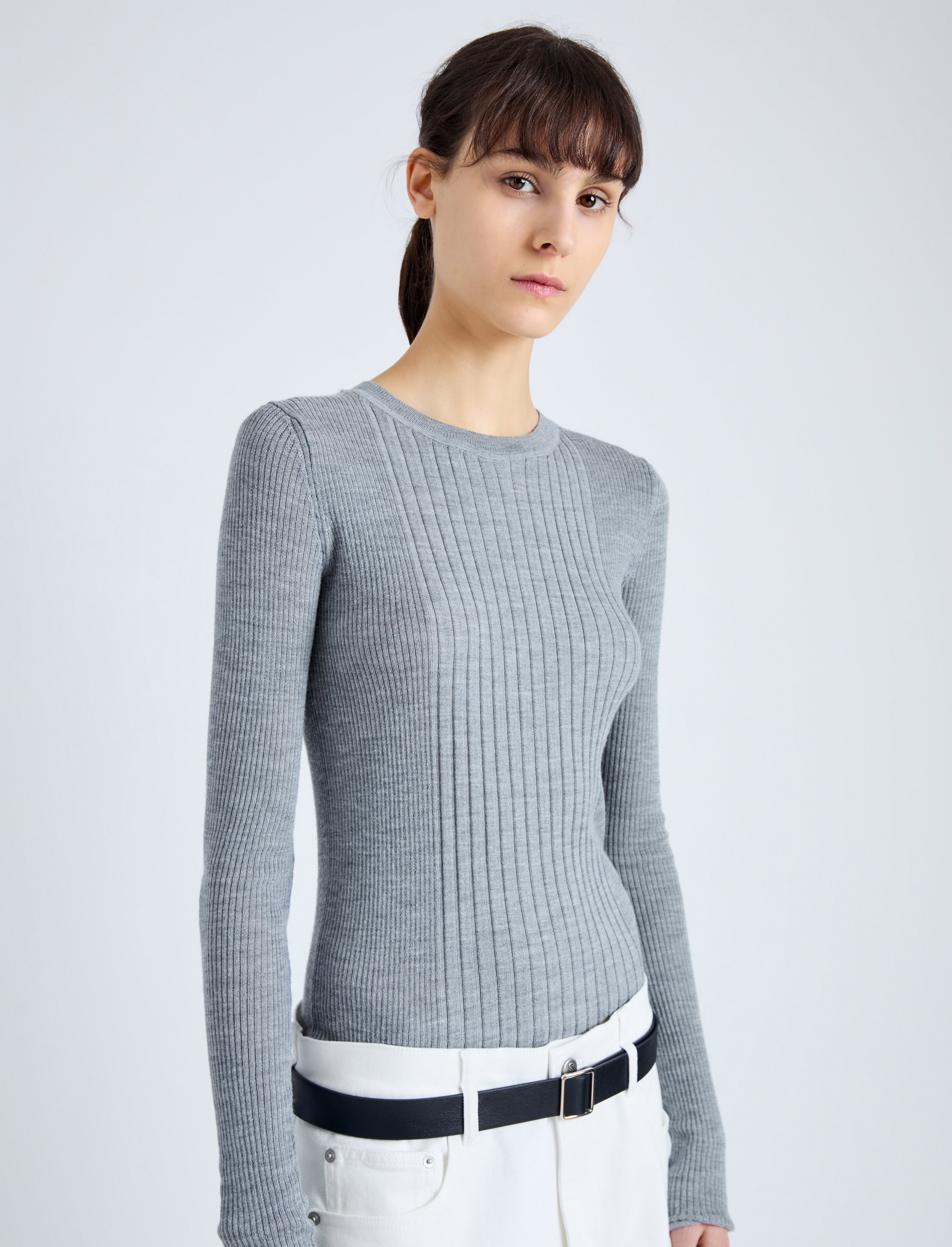 Cassidy Sweater in Superfine Merino Silk - 6