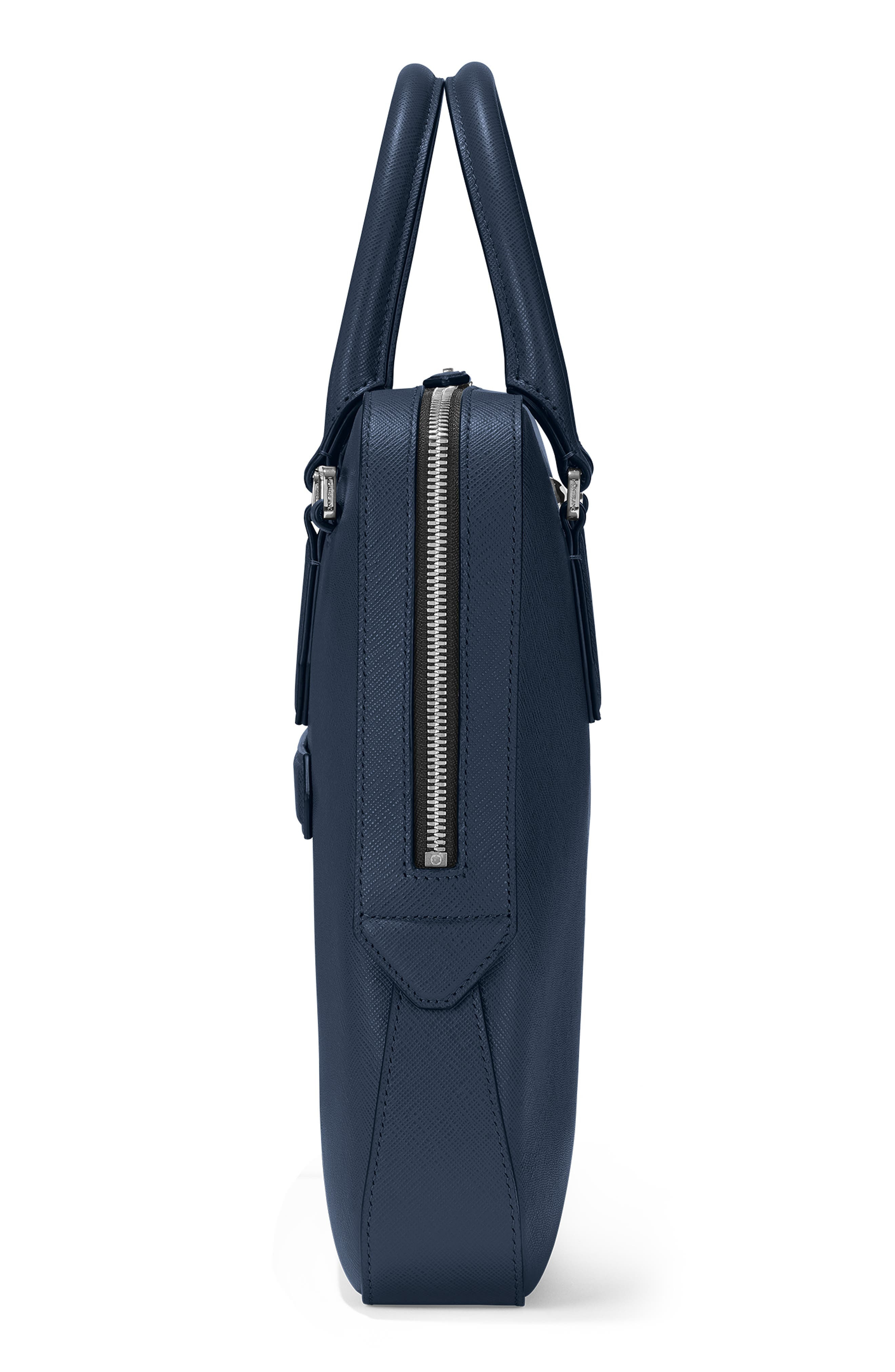 Montblanc Sartorial Leather Document Case in Ink Blue at Nordstrom - 4