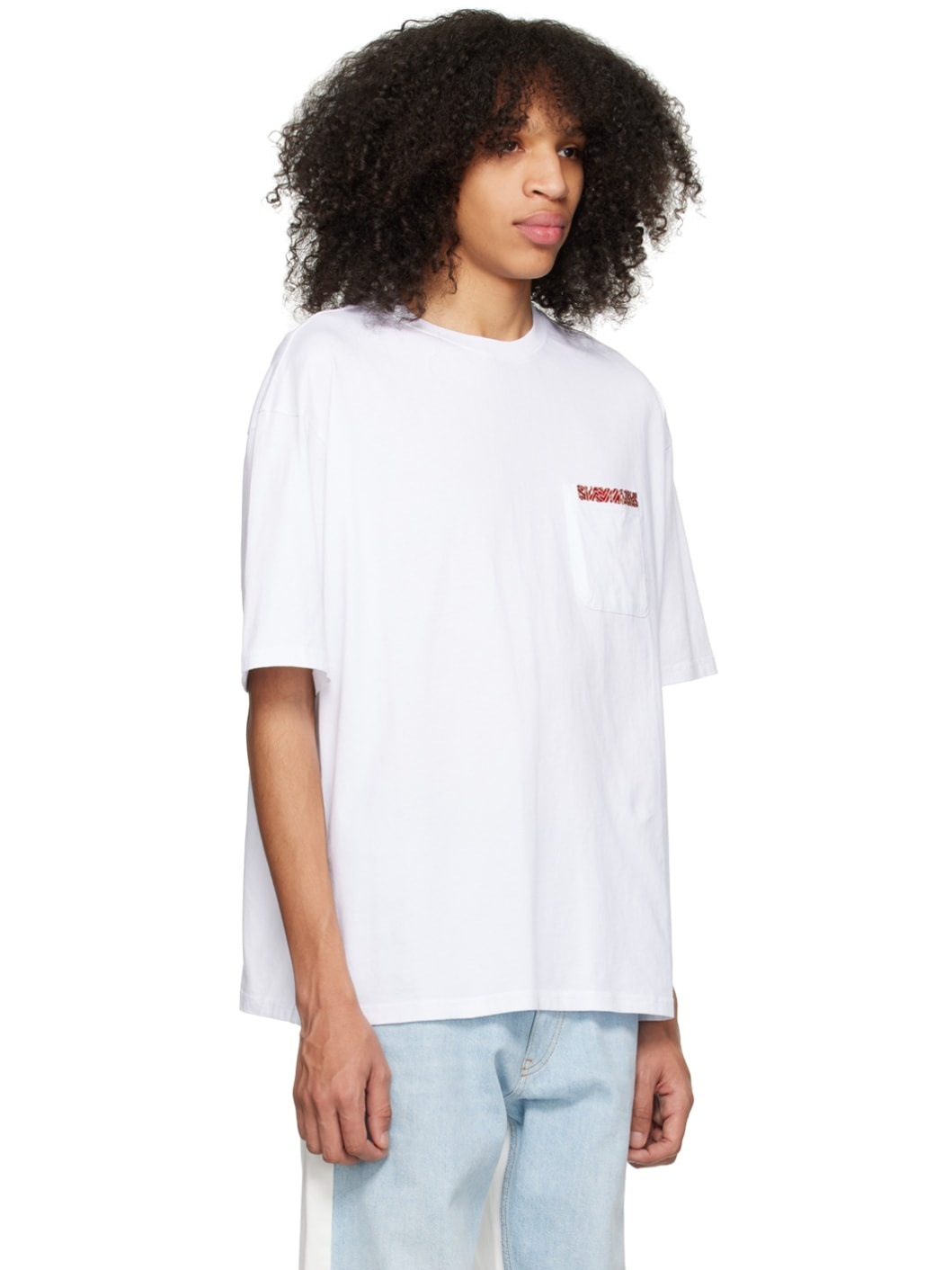 White Pocket T-Shirt - 2